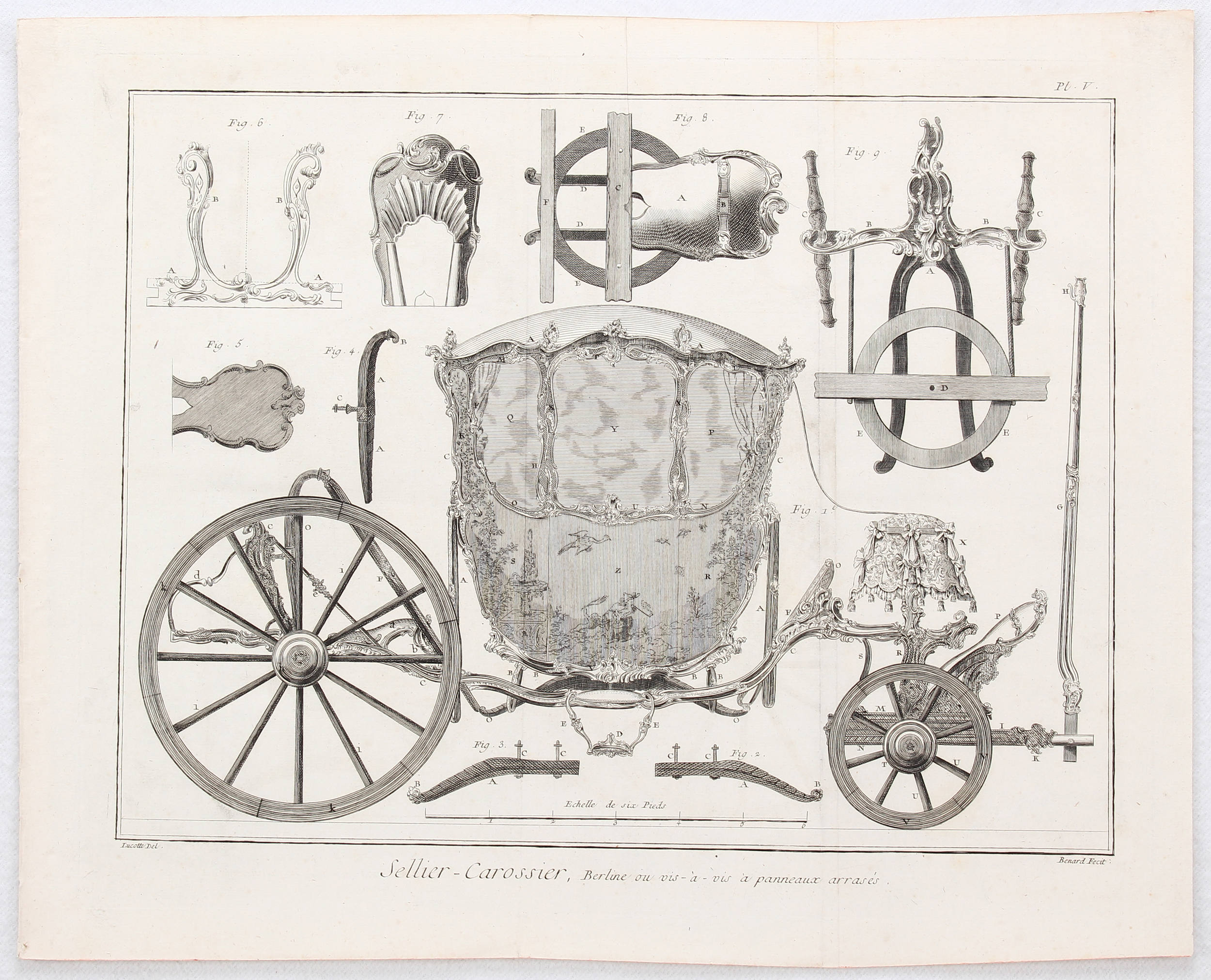 Kutschen. 18 Bll. (Diderot)