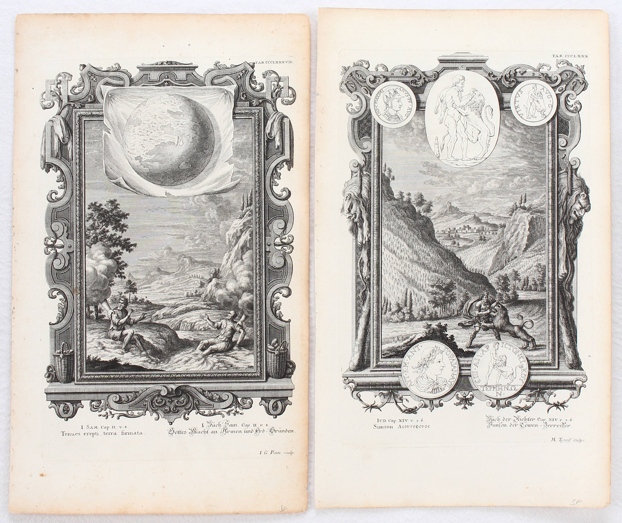 Scheuchzer. 40 Bll. Kupfer-Bibel