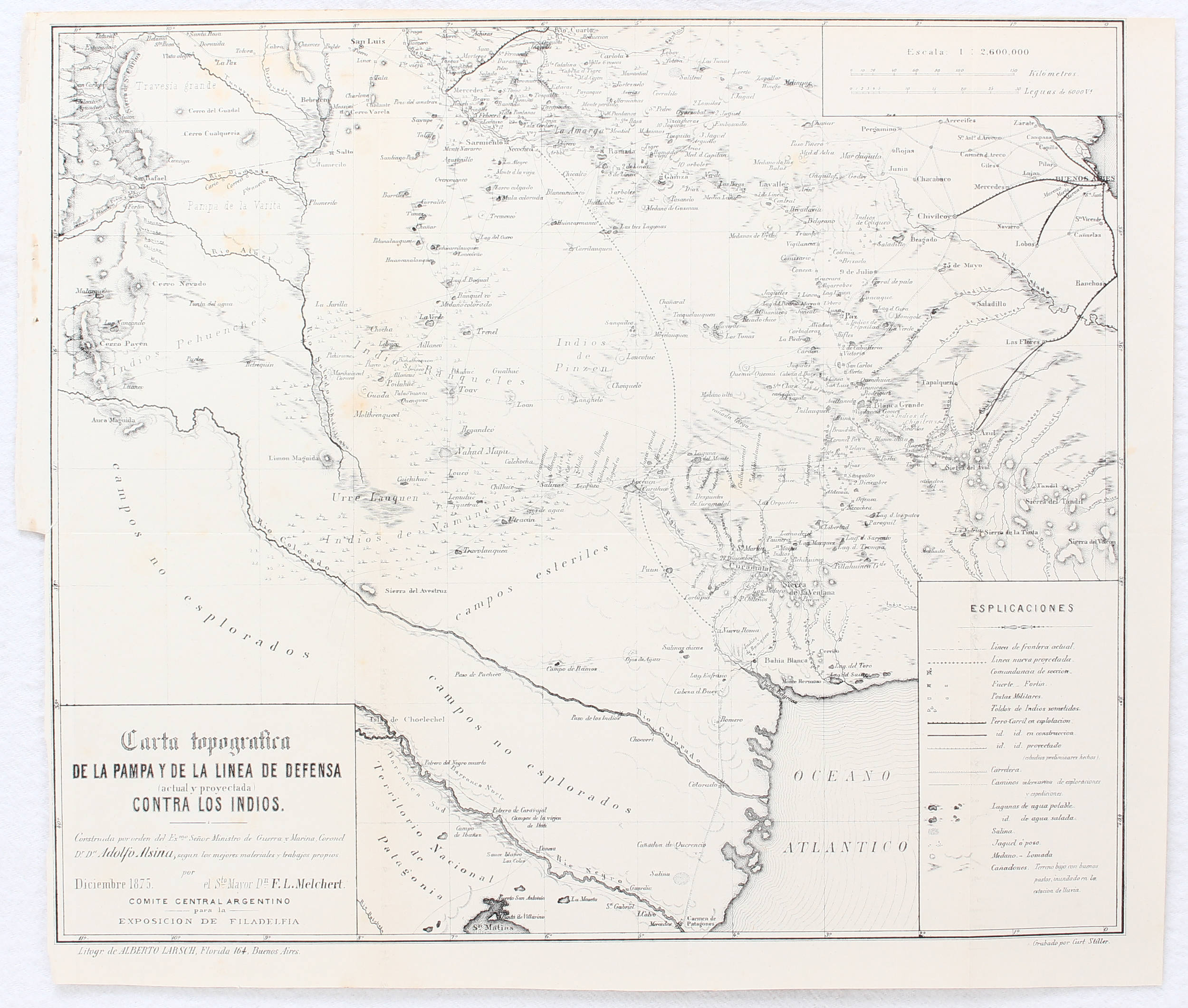 Argentinien. Seelstrang / 3 Bll. bei A. Larsch