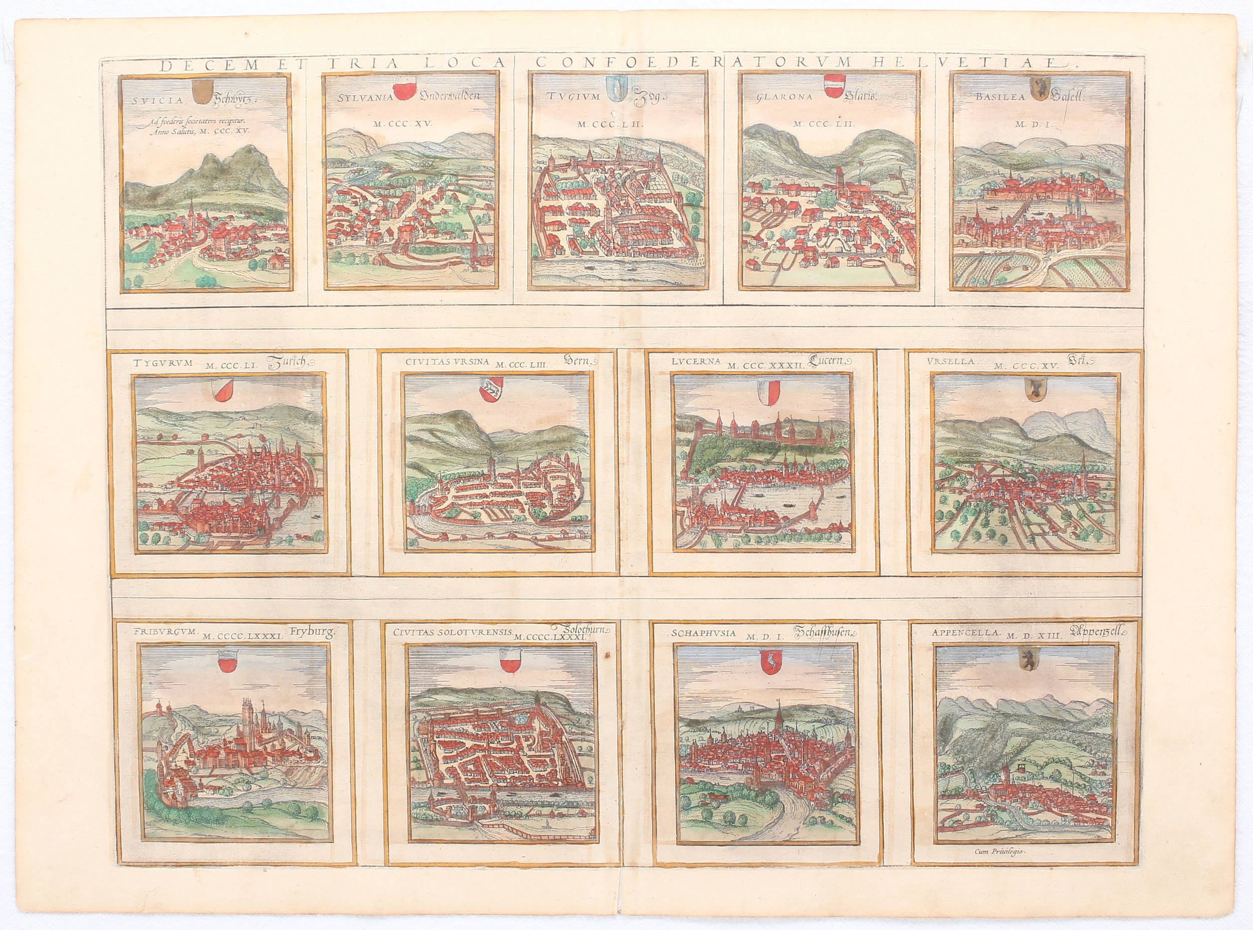 Alte Orte. (Braun-Hogenberg) / 8 Bll.