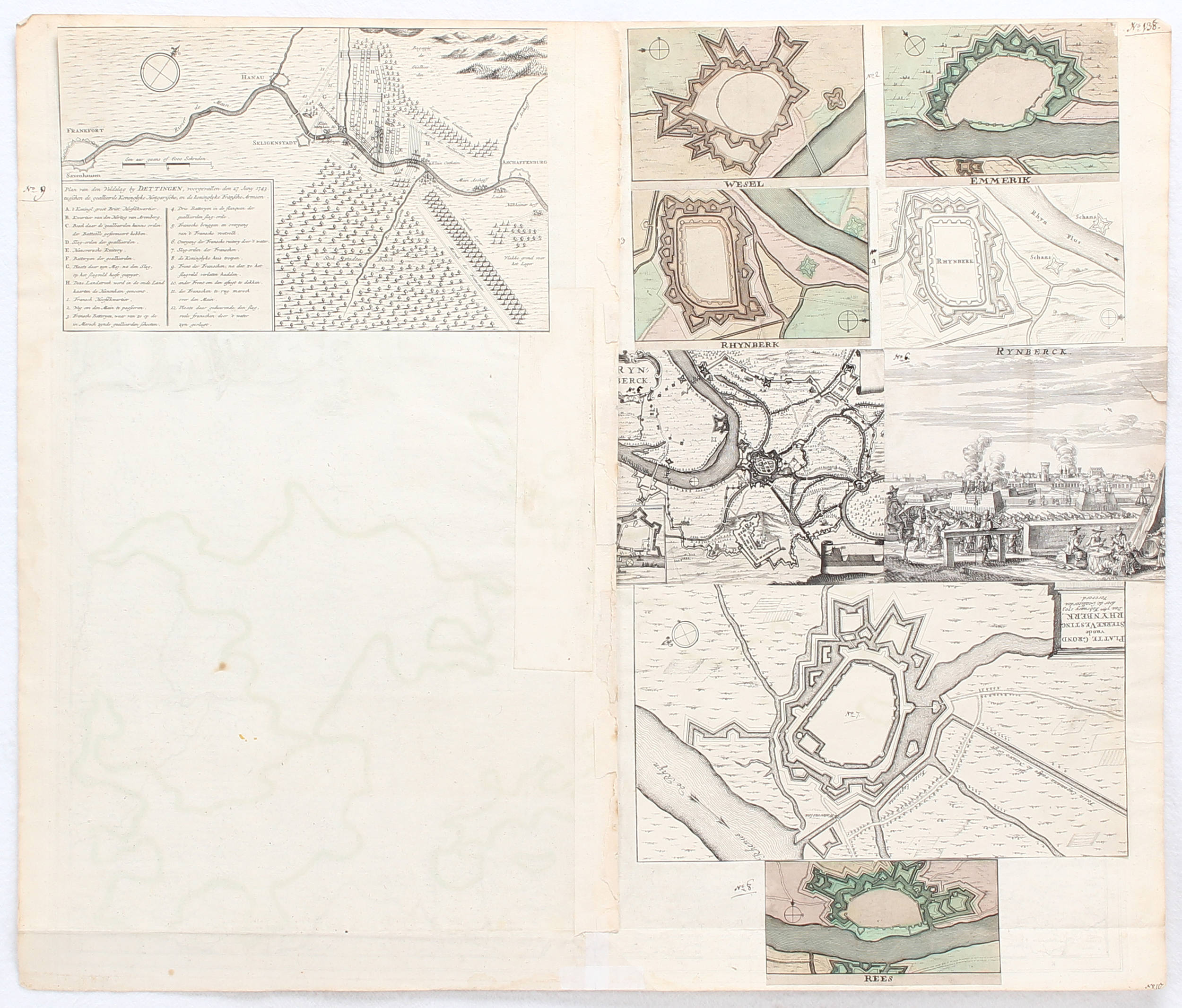 Pfalz. Hurter-Fer-Danet. / 8 Bll.