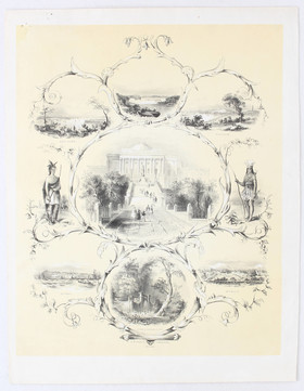 Amerika, Sammelbild. Thayer / 2 Bll.