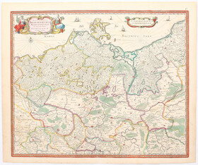 Brandenburg-Mecklenburg. Visscher / 5 Bll.