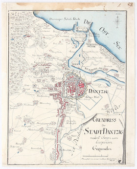 Danzig. Anonymer Plan / 2 Bll.