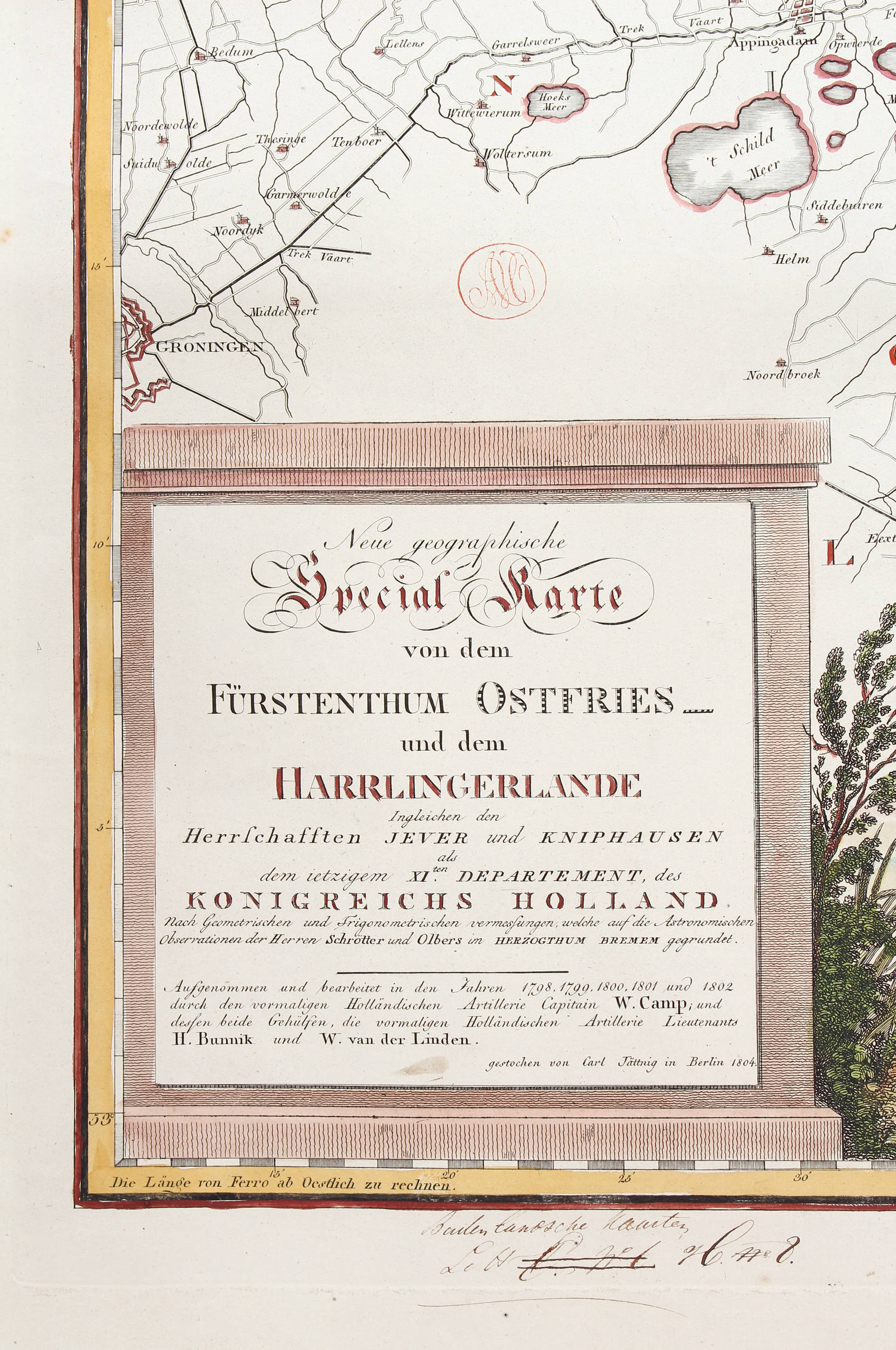 Ostfriesland. Camp-Jättnig u.a. Rolle