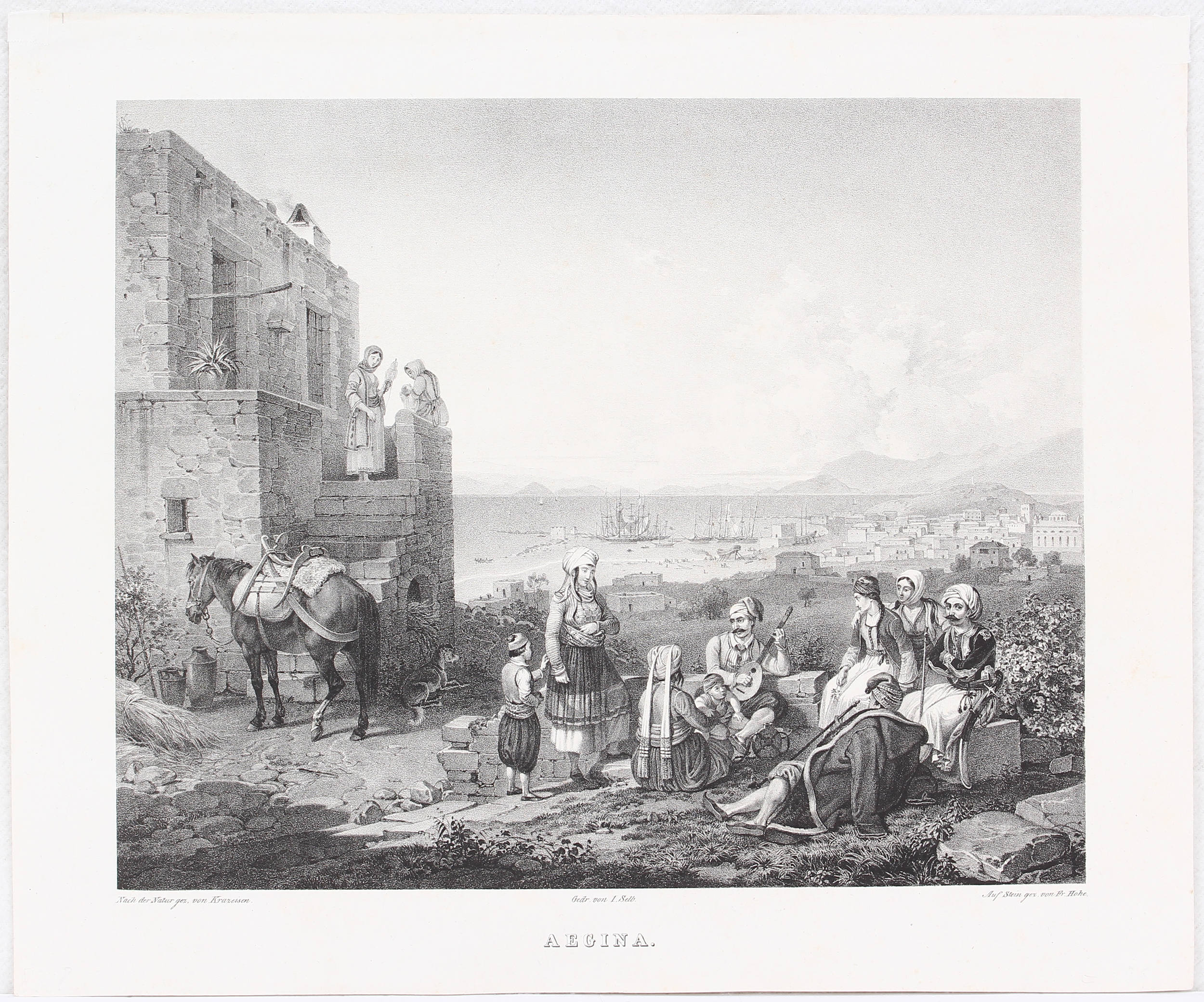 Ägina. Ansicht. Krazeisen-Hohe