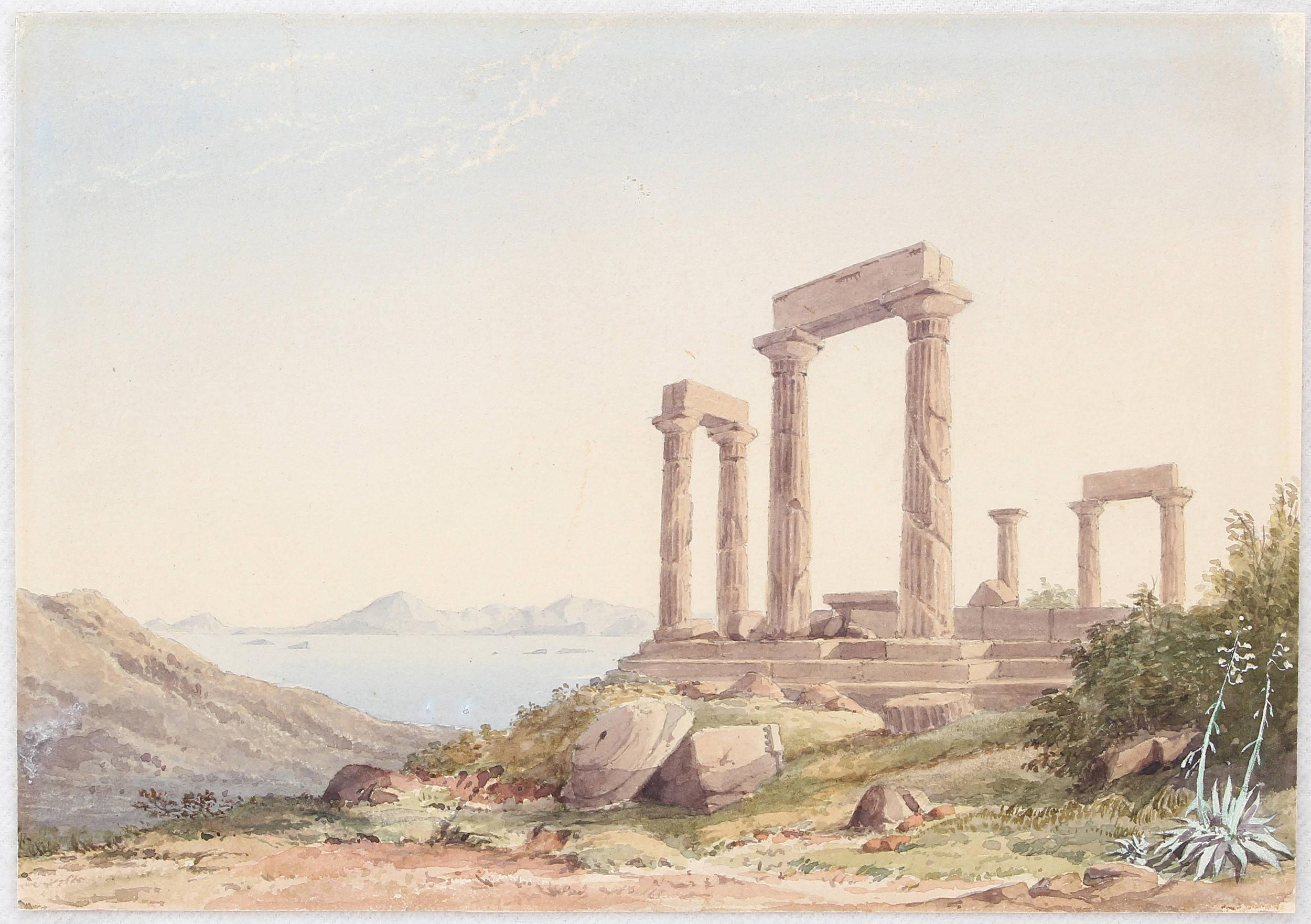 Ägina. Tempel. Anonym