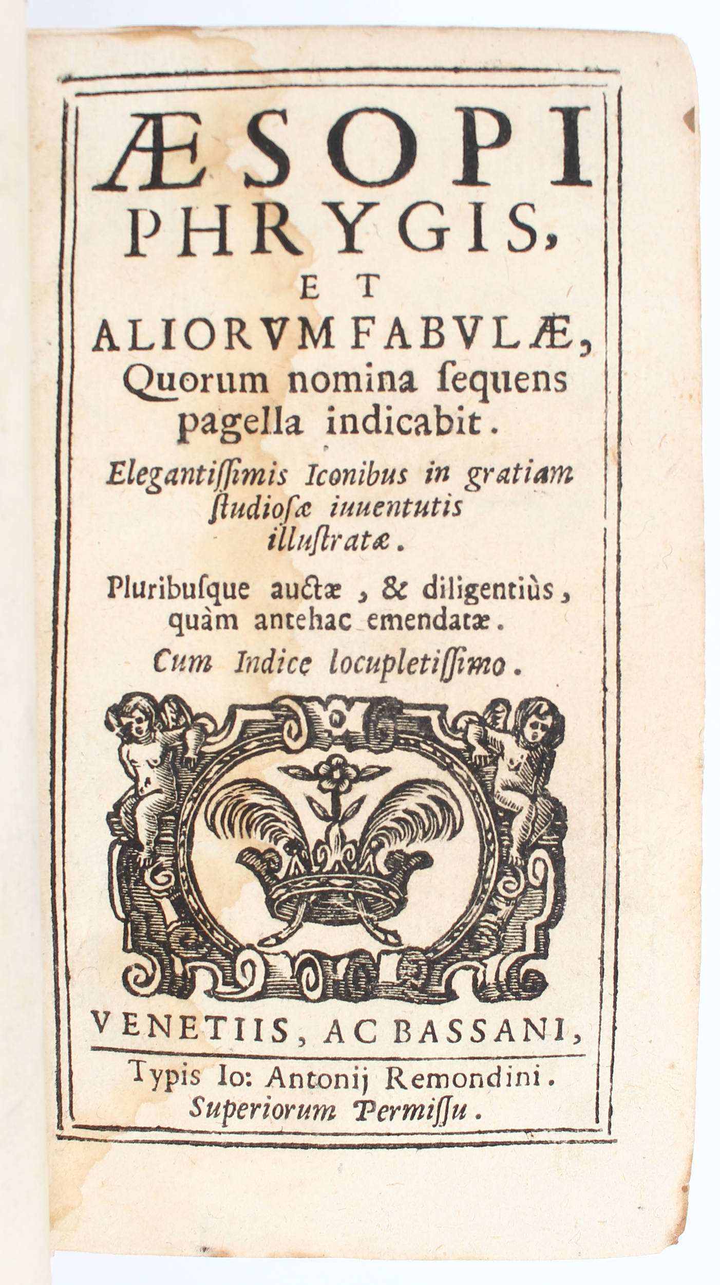 Aesop et aliorum. Fabulae