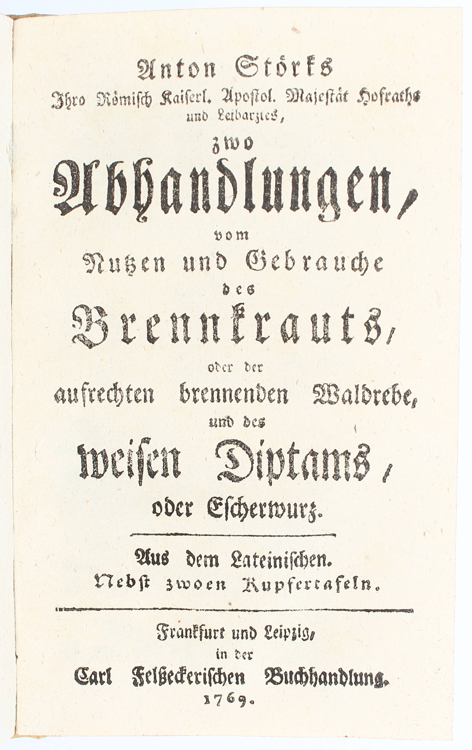 Schirach, Der sächsische Bienenmeister. / 2 in 1 Bd.