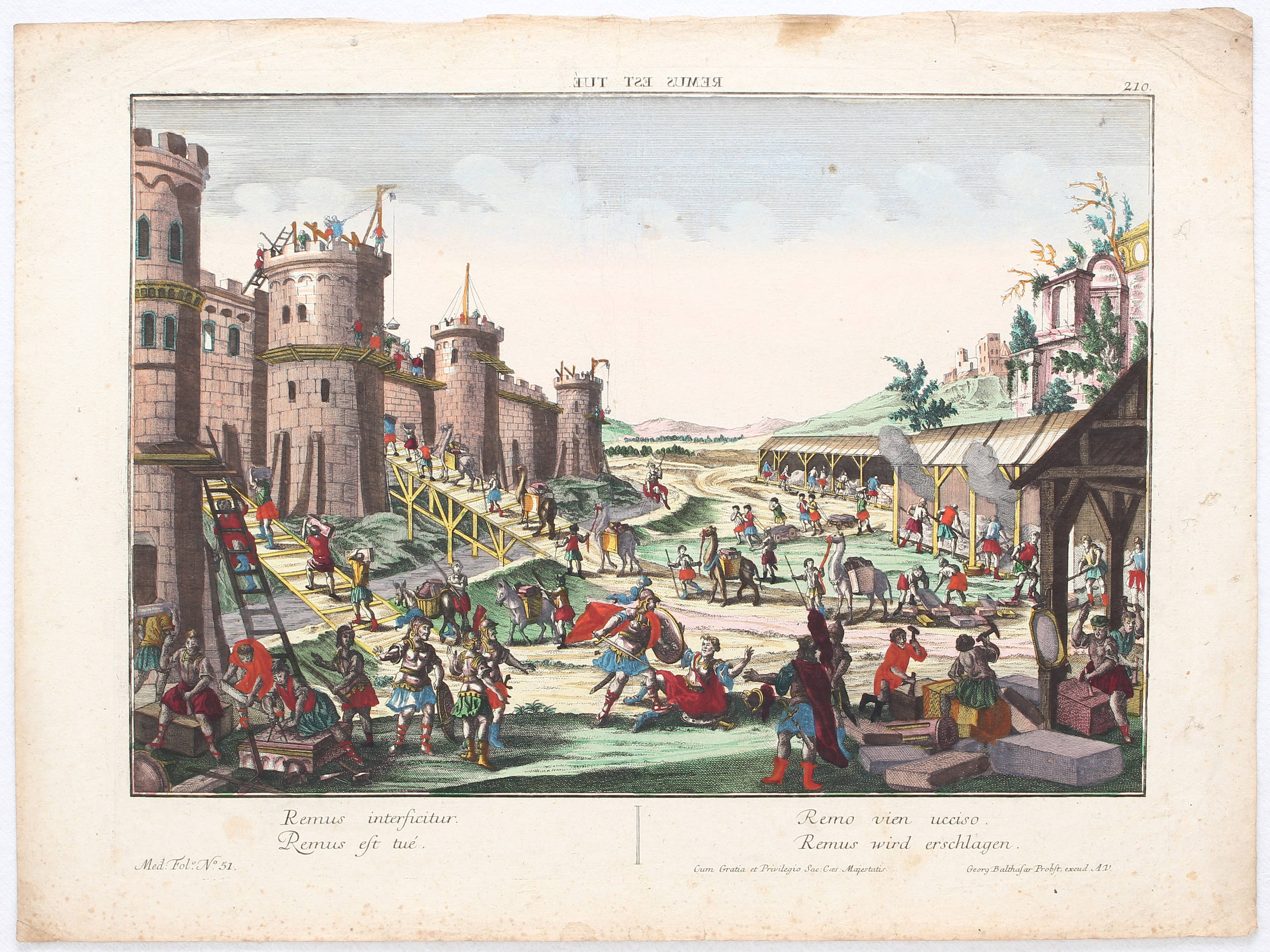 Romulus u. Remus. 7 Bll. Probst