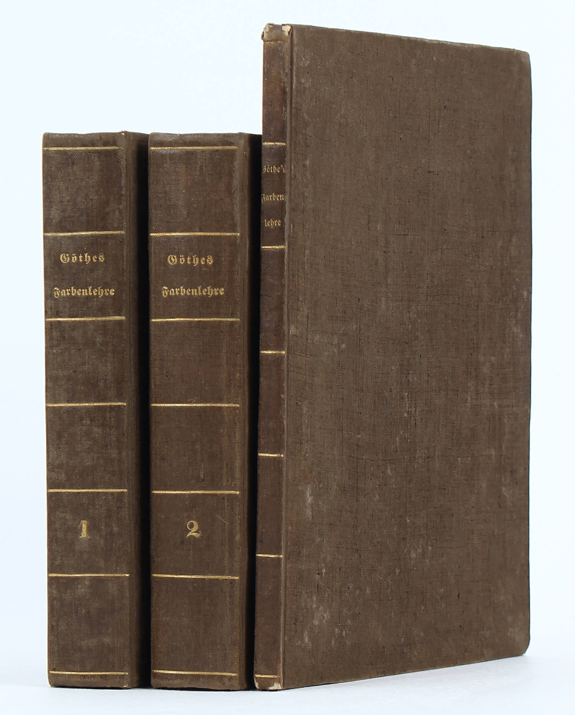 Goethe, Zur Farbenlehre. 3 Bde.