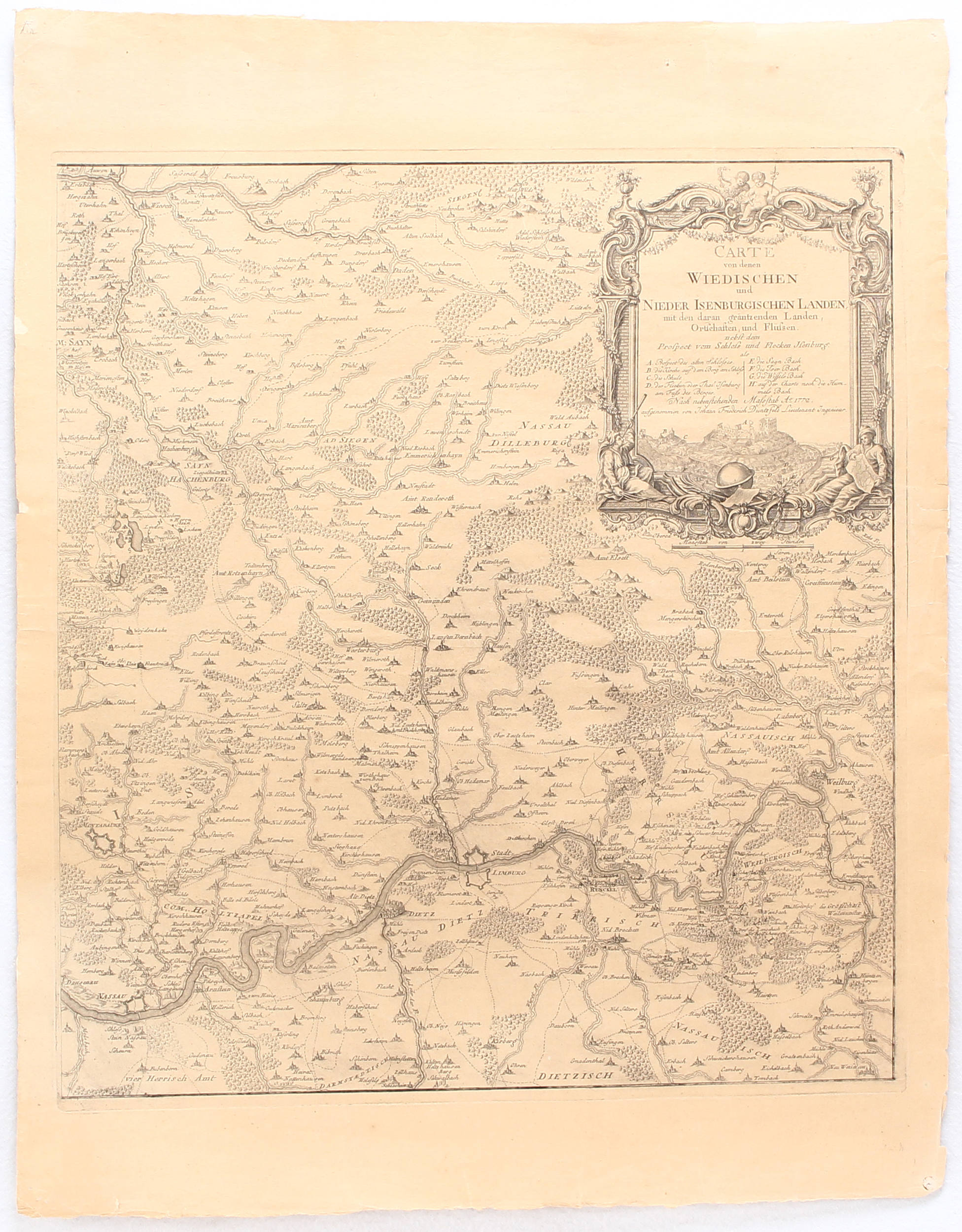 Wied u. Niederisenburg in 2 Bll. Dünzfelt
