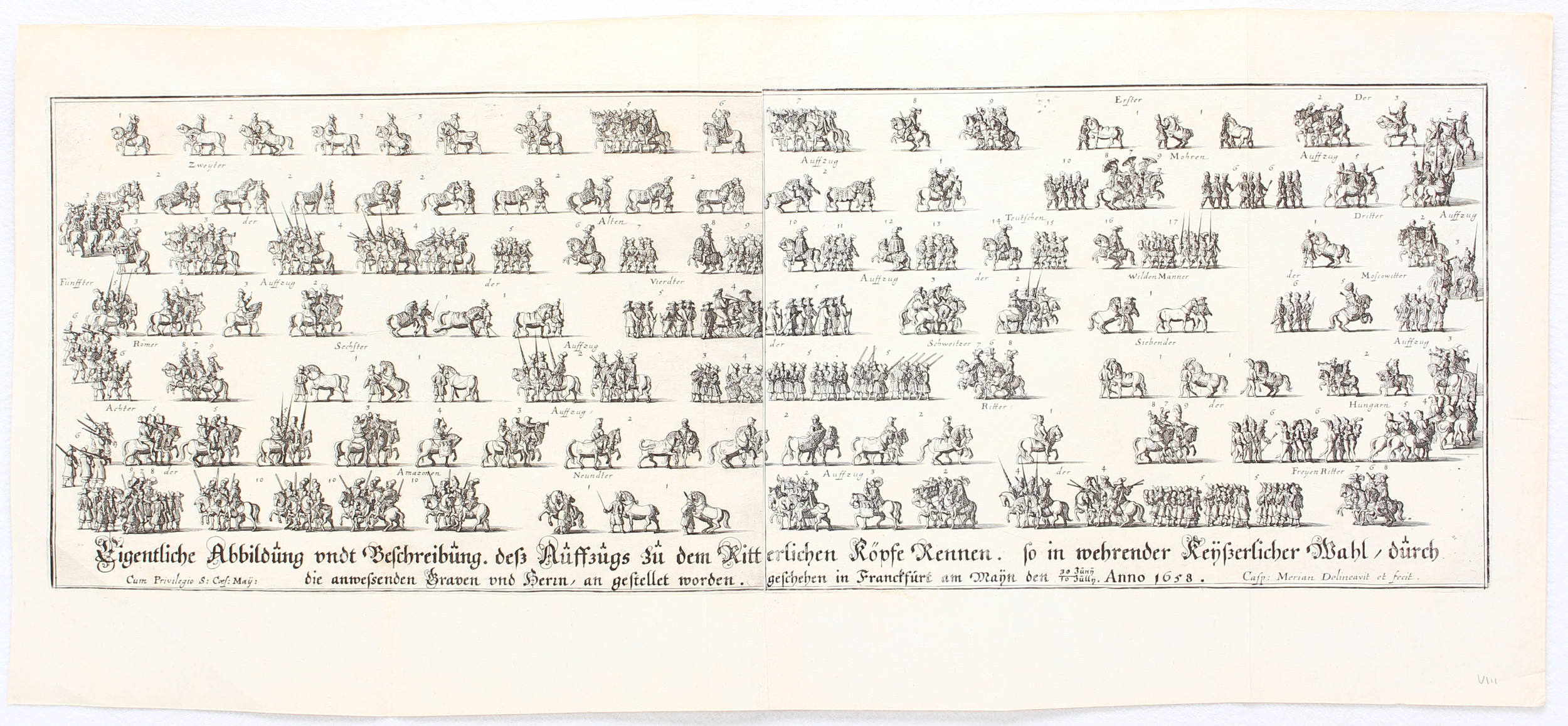 Frankfurt, Roßmarkt. / 2 Bll. C. Merian