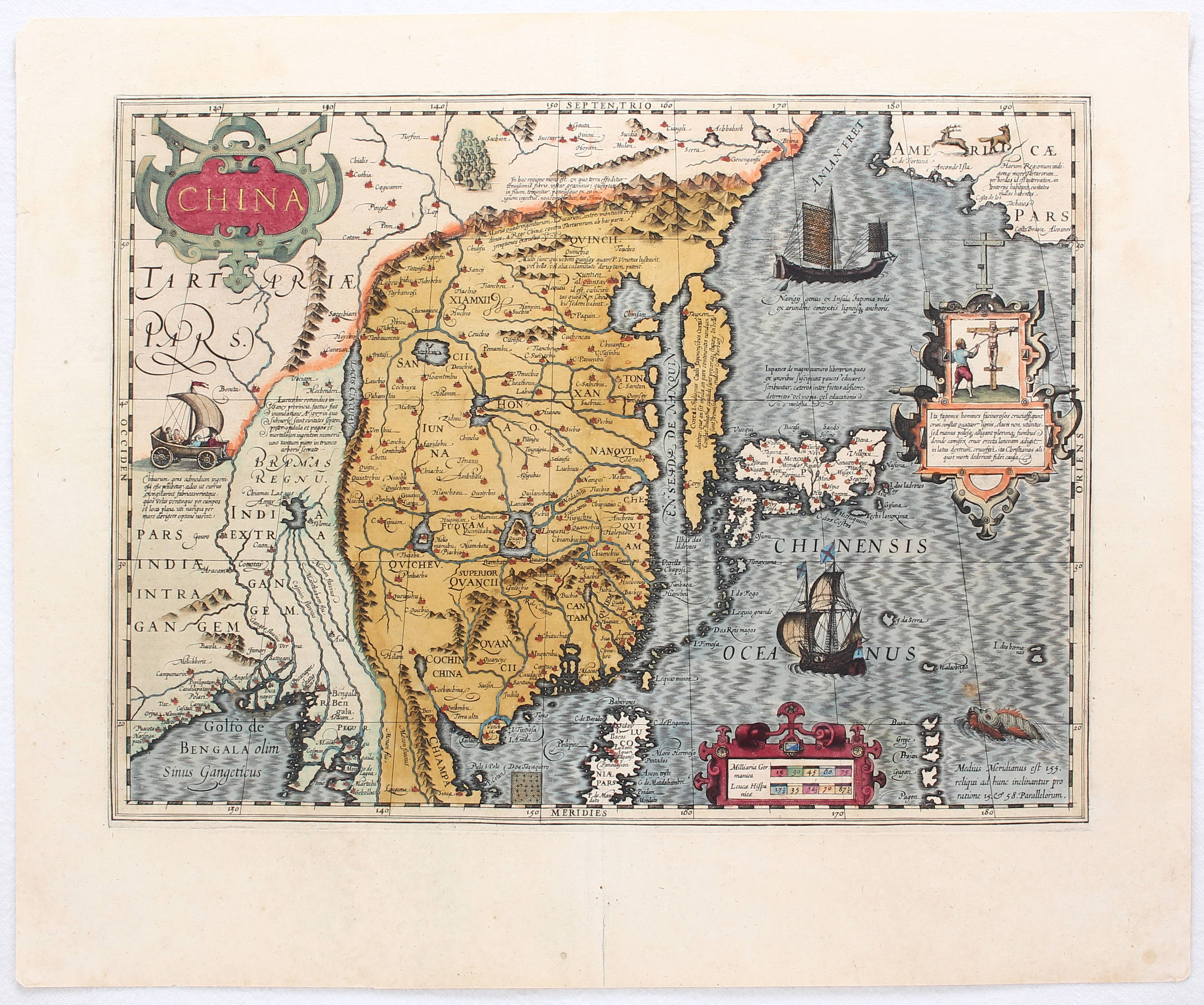 China. (Mercator-Hondius)