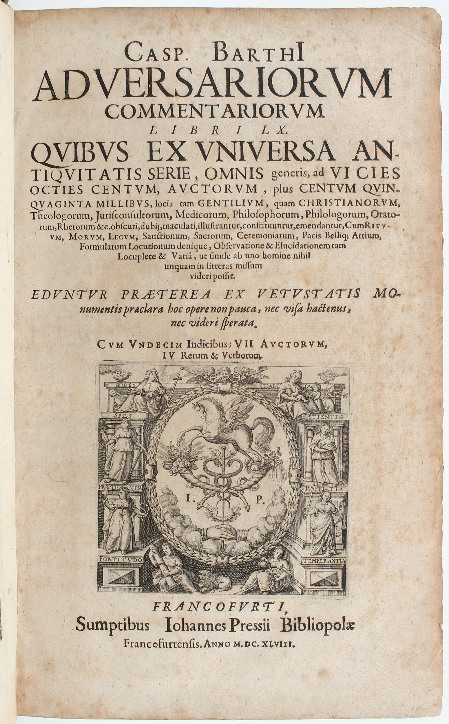 Barth, Adversariorum comm. libri LX