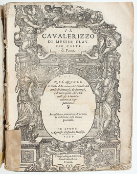 Corte, Il Cavalerizzo