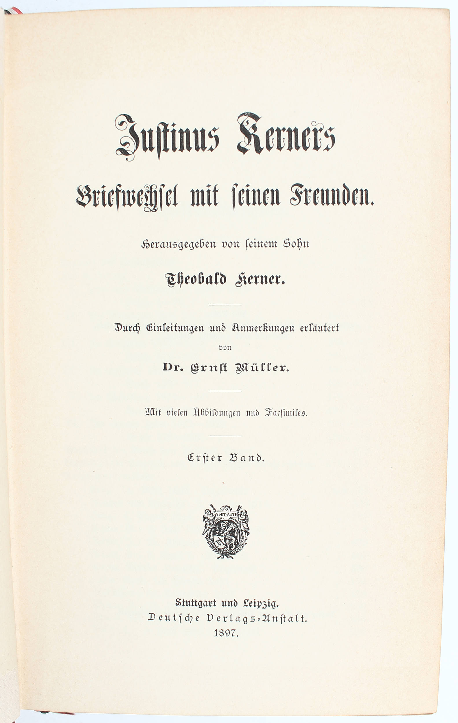 Kerner, Briefwechsel / 3 Bde.