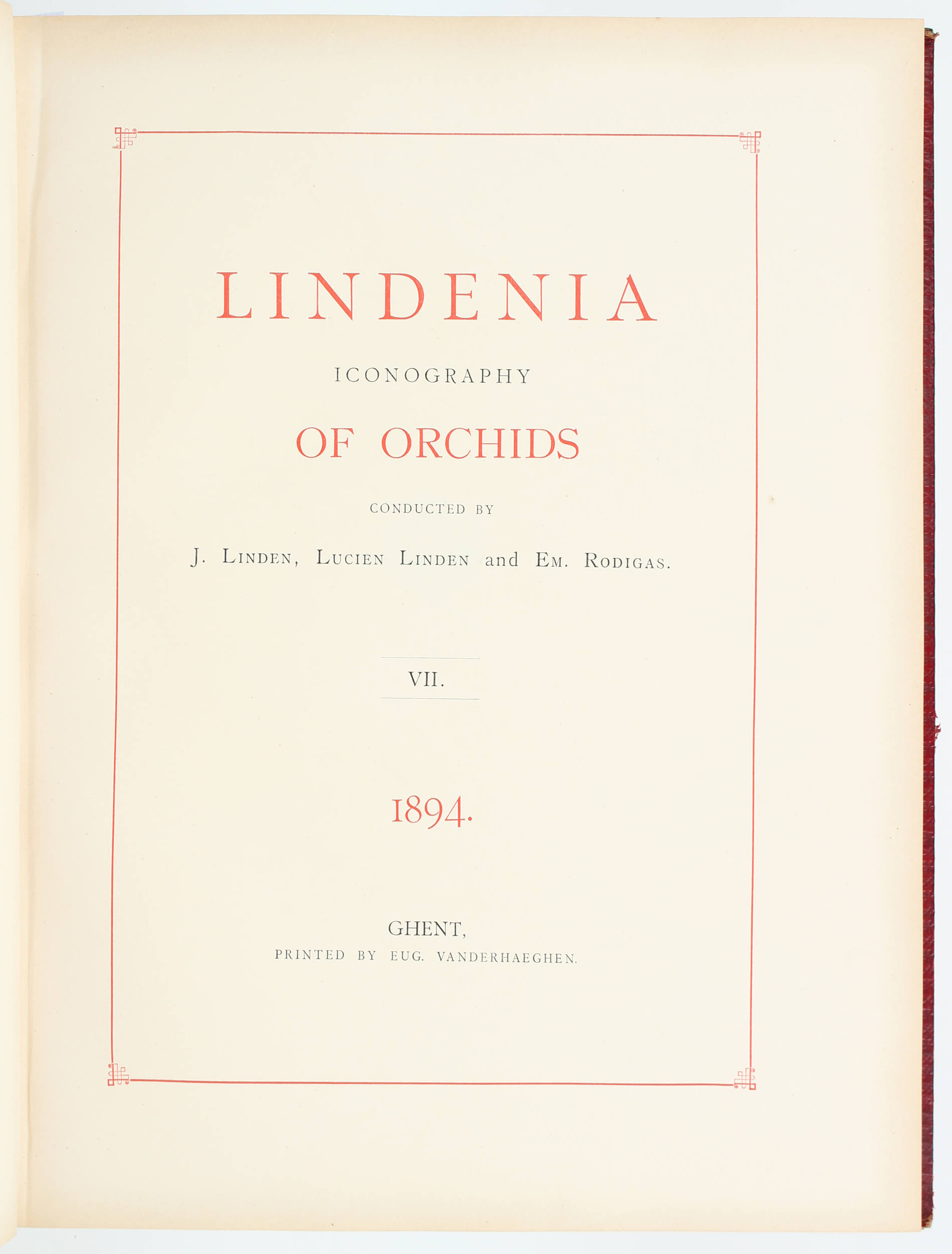 Linden, Lindenia. Bde. 7-8 in 1 Bd.