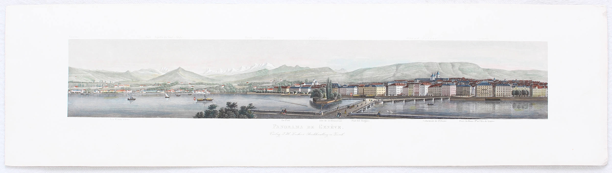 Genf. Panorama. Locher