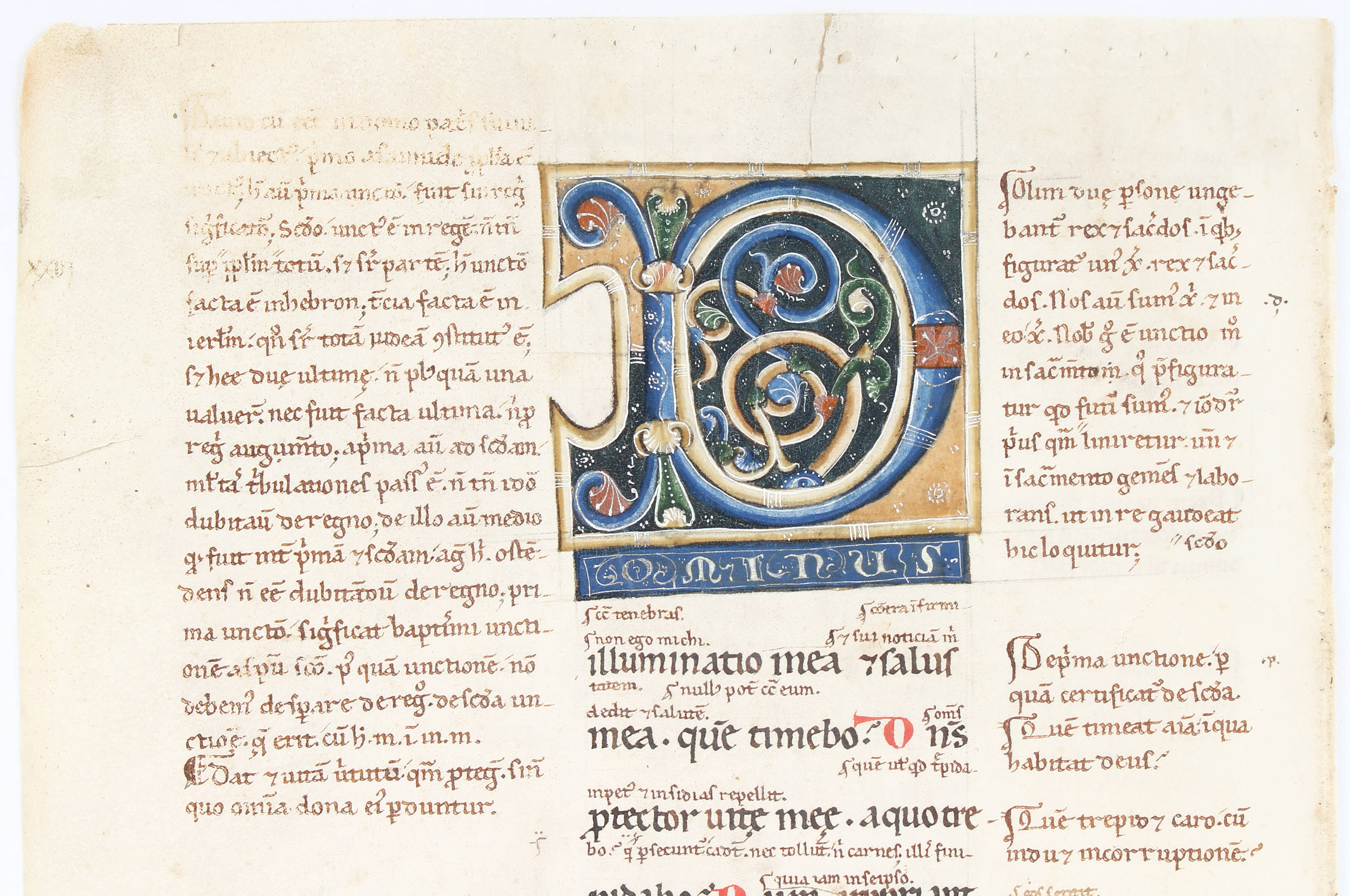 Psalterium. 2 Blatt