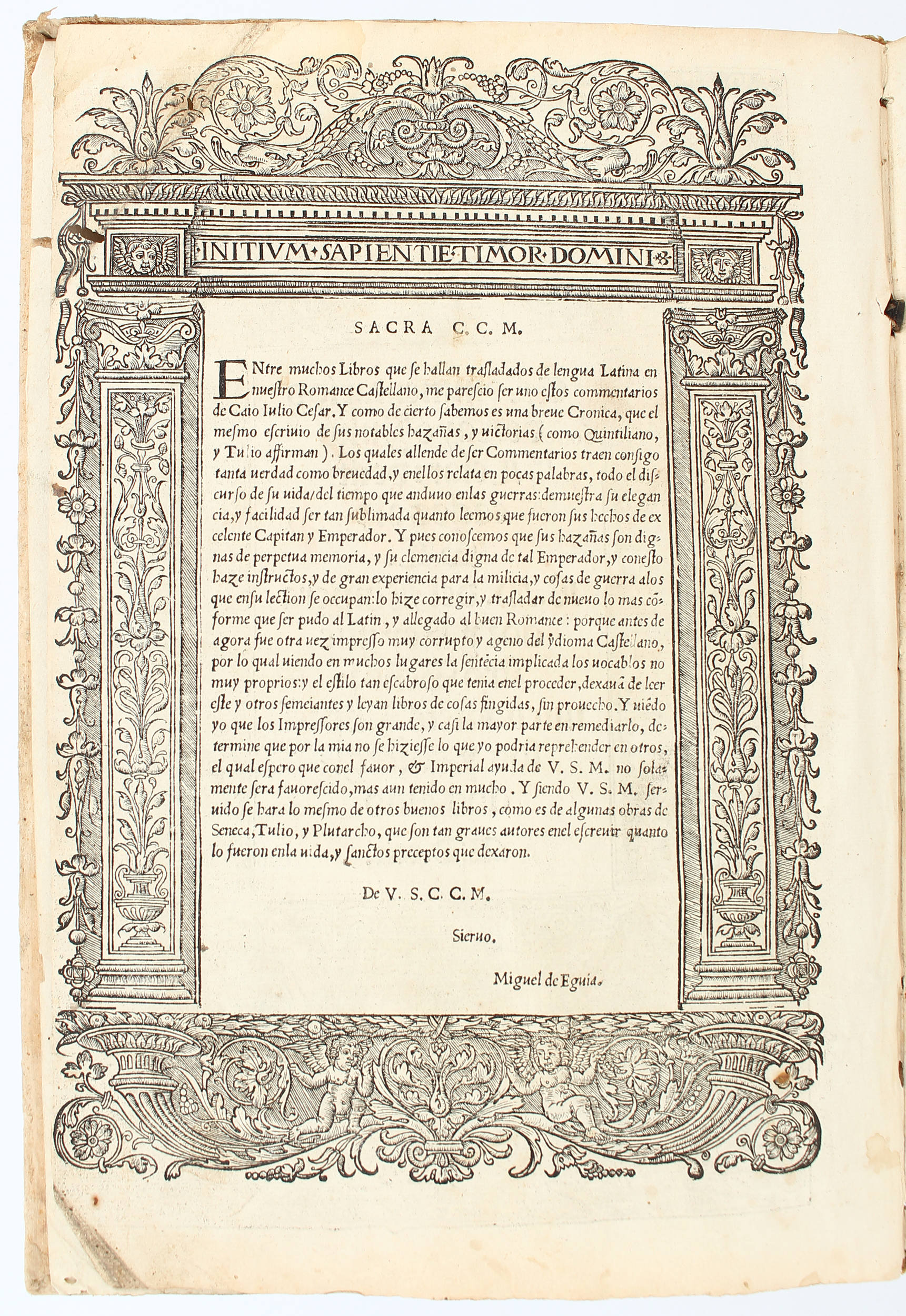 Caesar, Commentarios