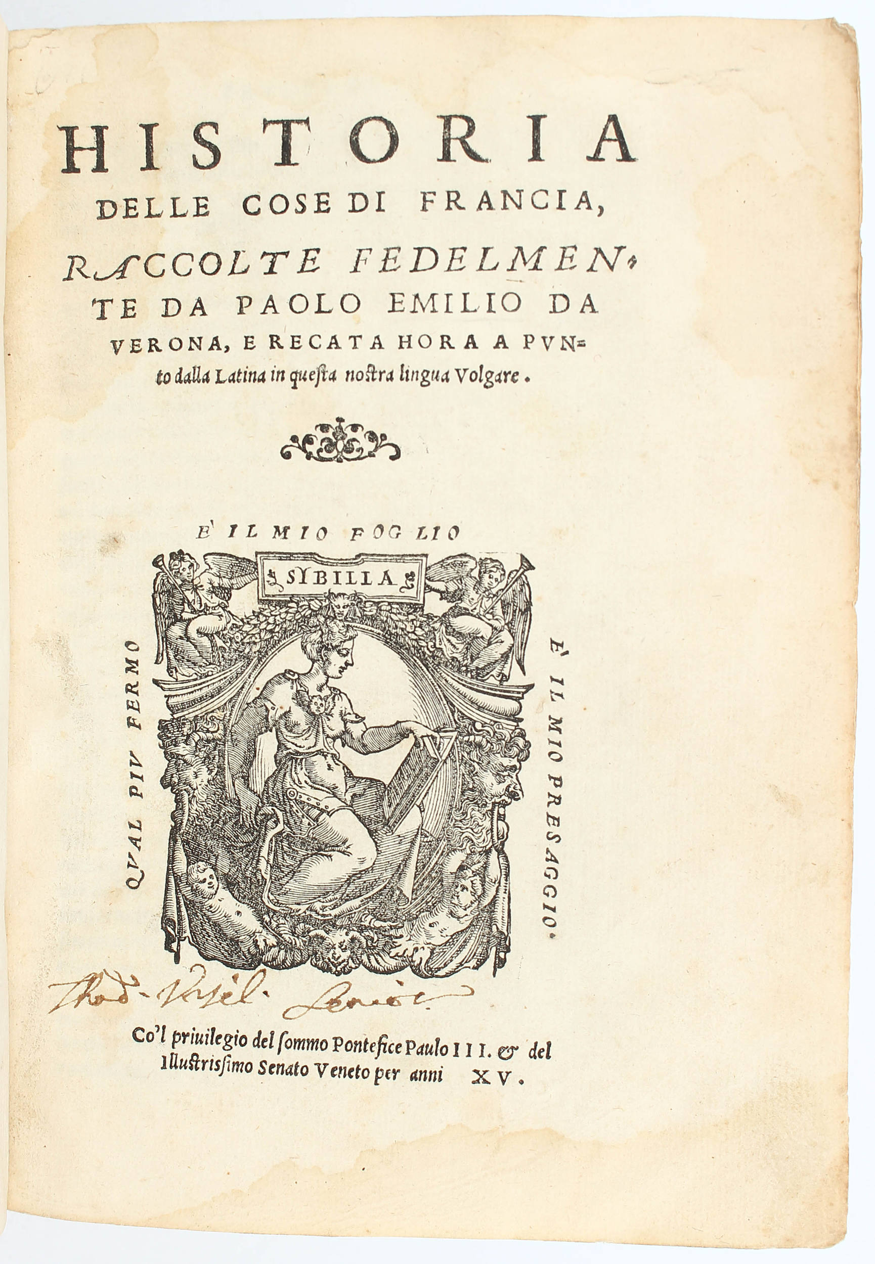 Aemilius, Historia di Francia