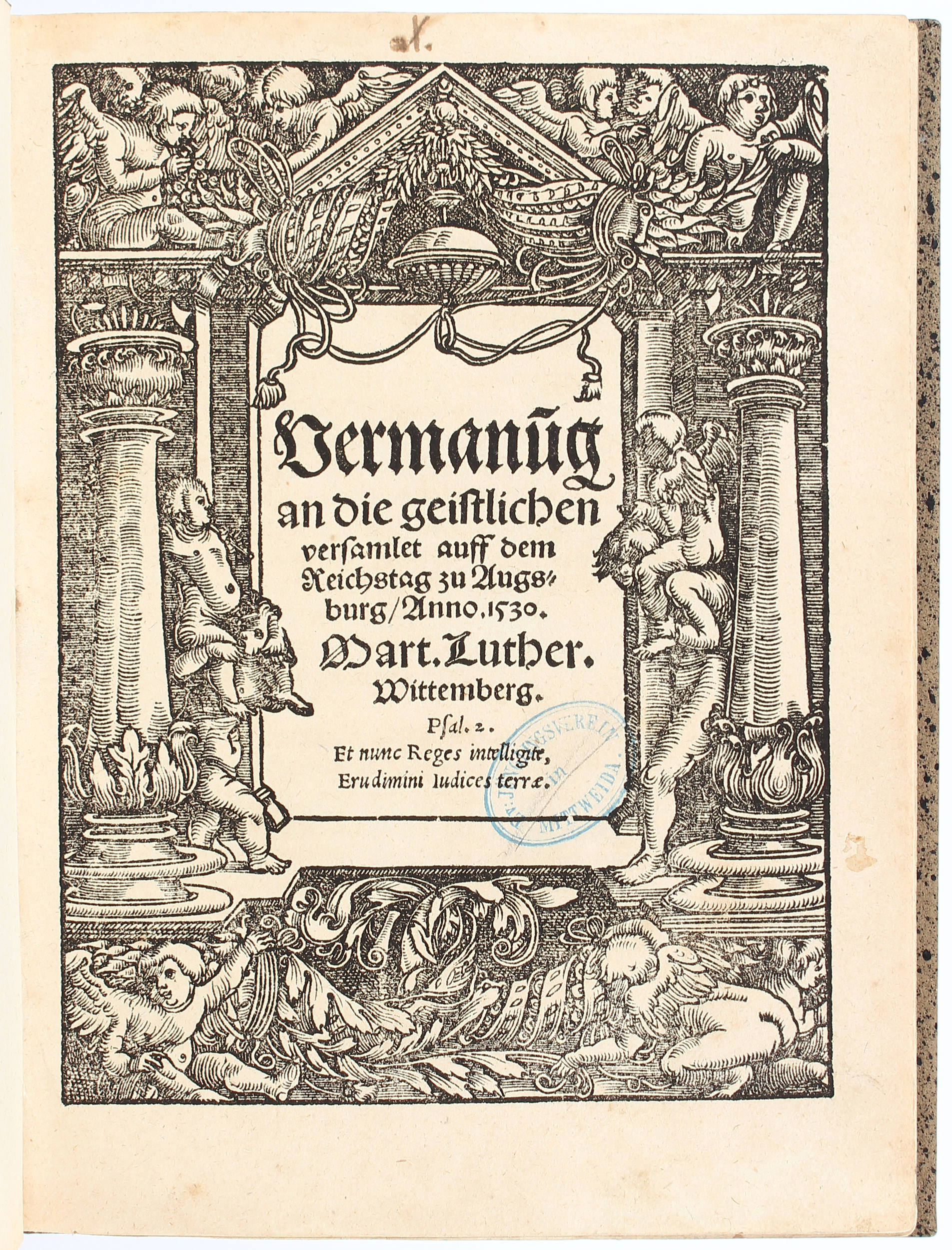 Luther, Vermanung