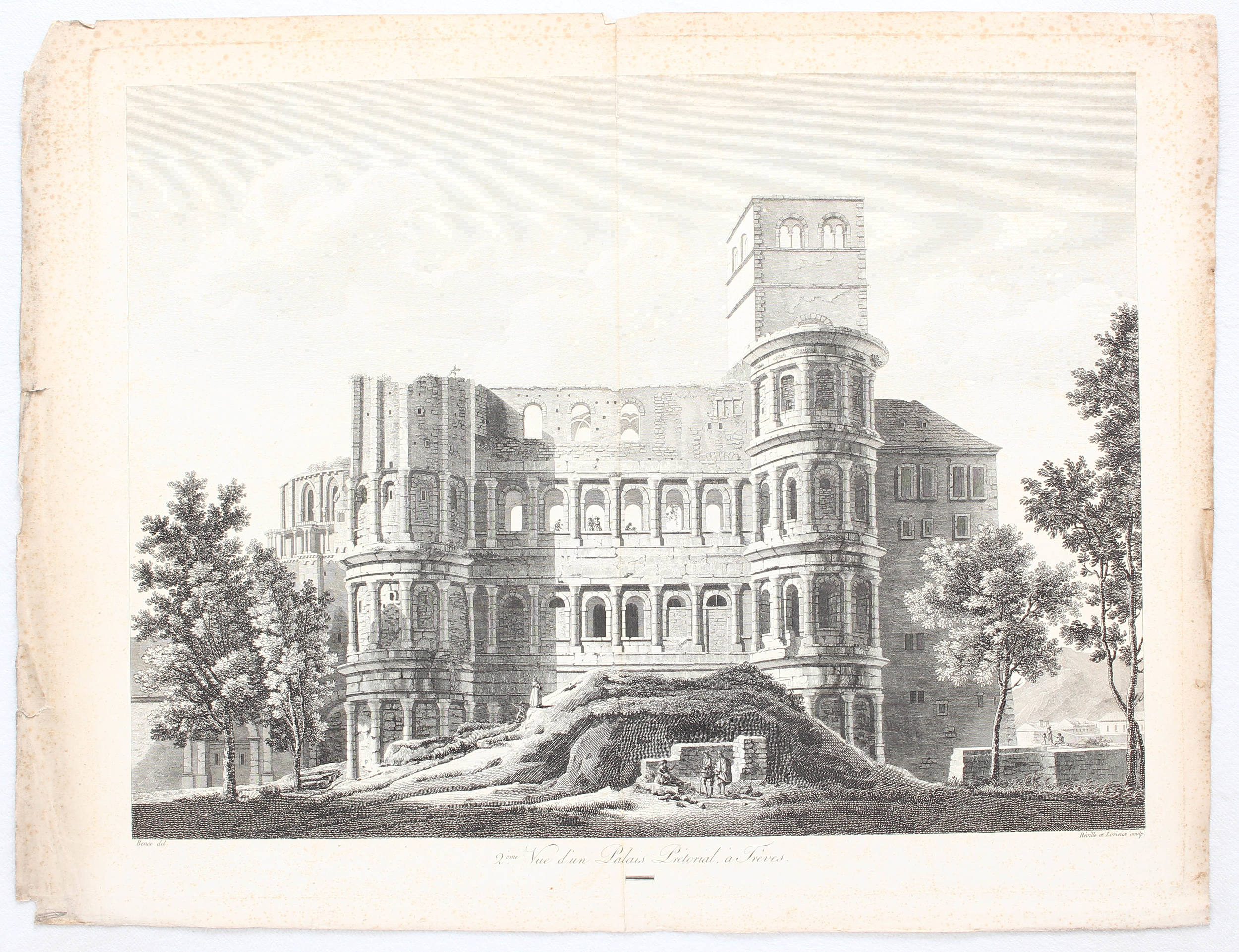 Trier + Igeler Säule. 4 Bll. Bence-Reville/Baltard