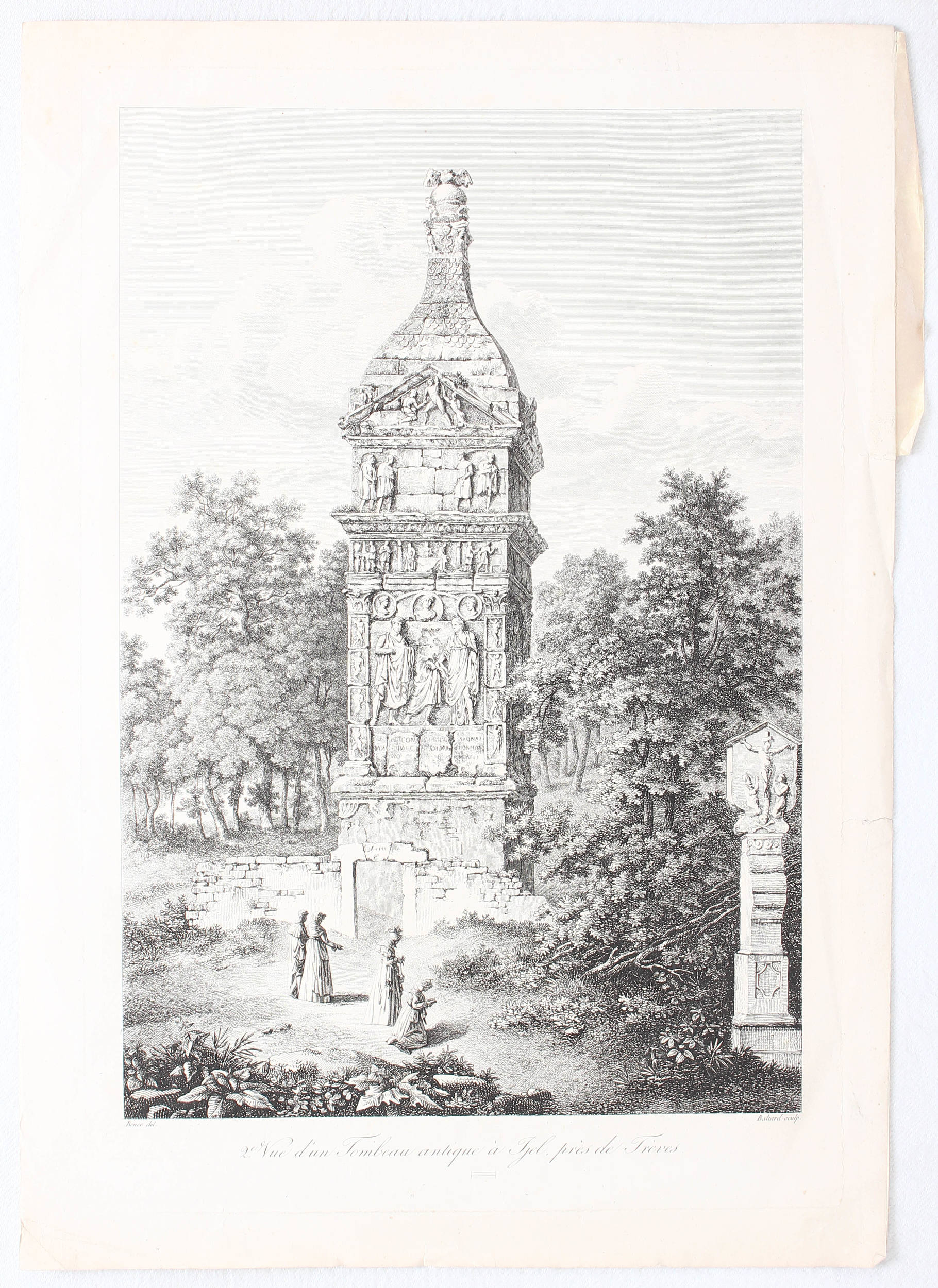 Trier + Igeler Säule. 4 Bll. Bence-Reville/Baltard