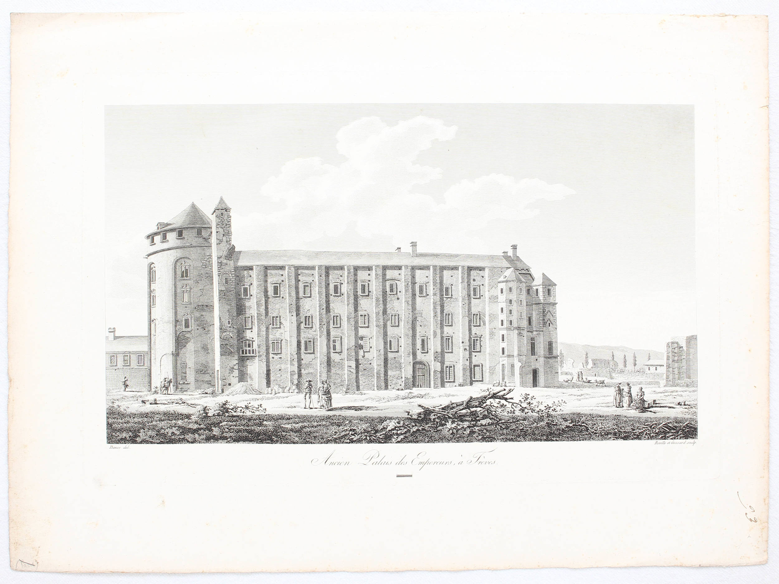 Trier + Igeler Säule. 4 Bll. Bence-Reville/Baltard