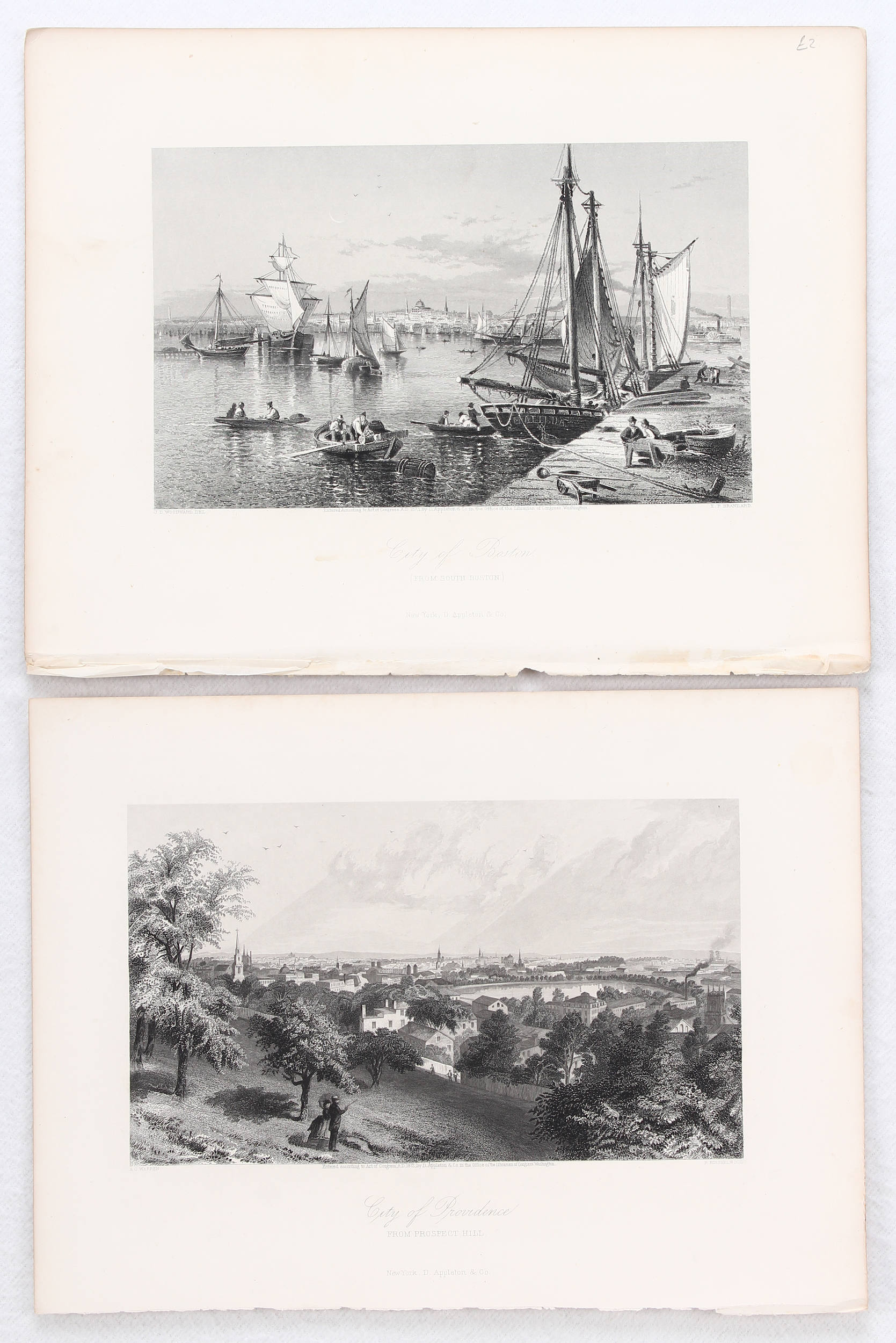 Boston. Kl. anonymer Plan / Ca. 45 Bll.