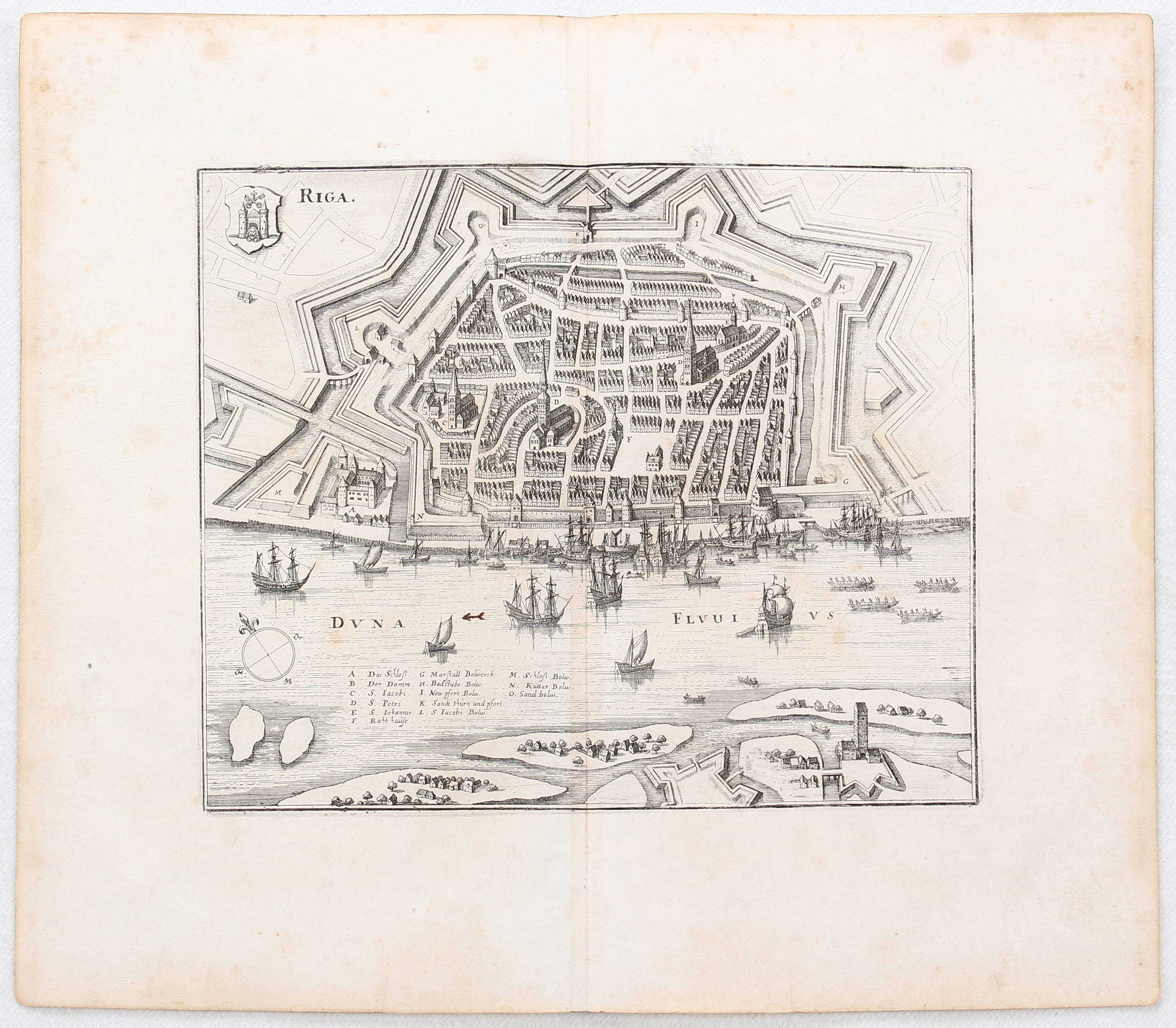 Riga. (Merian) / 7 Bll.