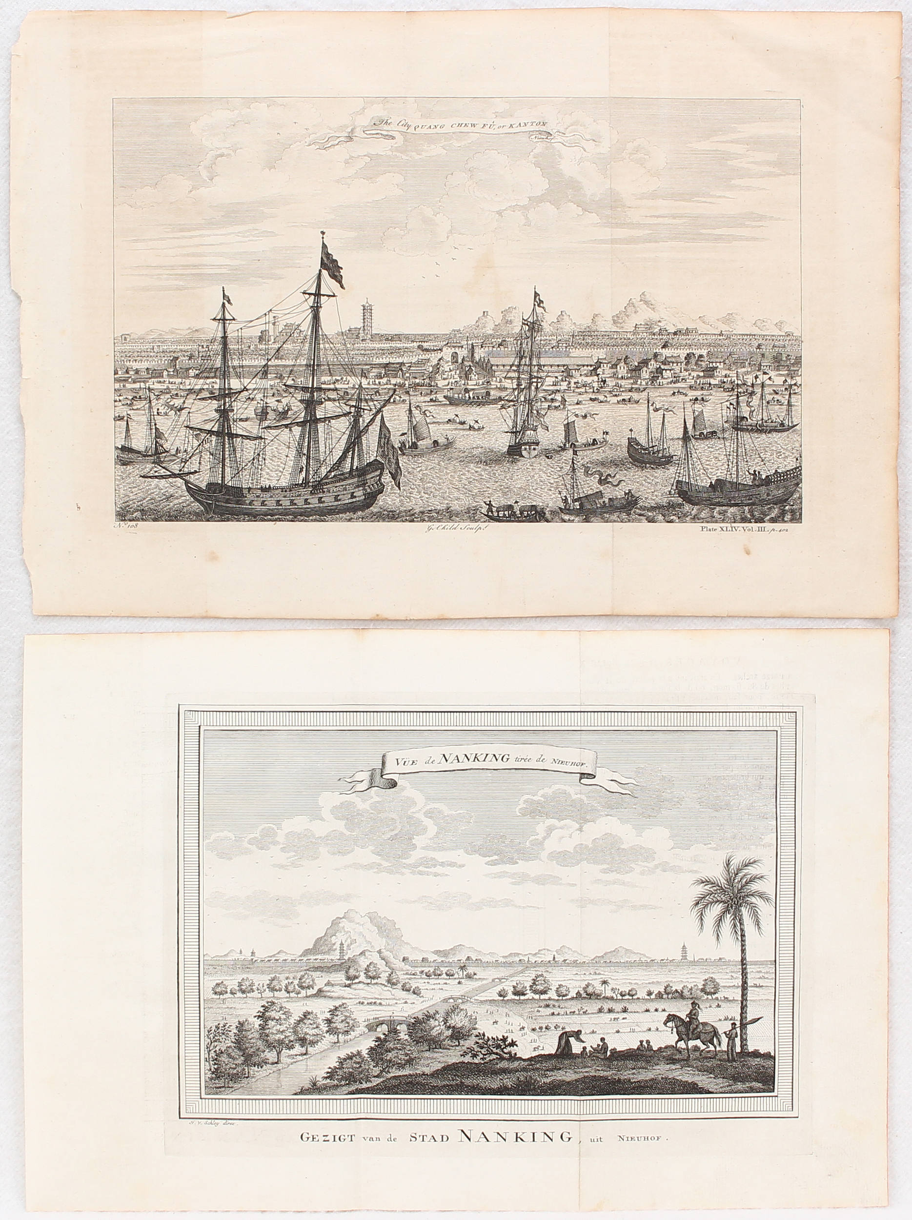 China. Ca. 100 Bll. kl. Ansichten