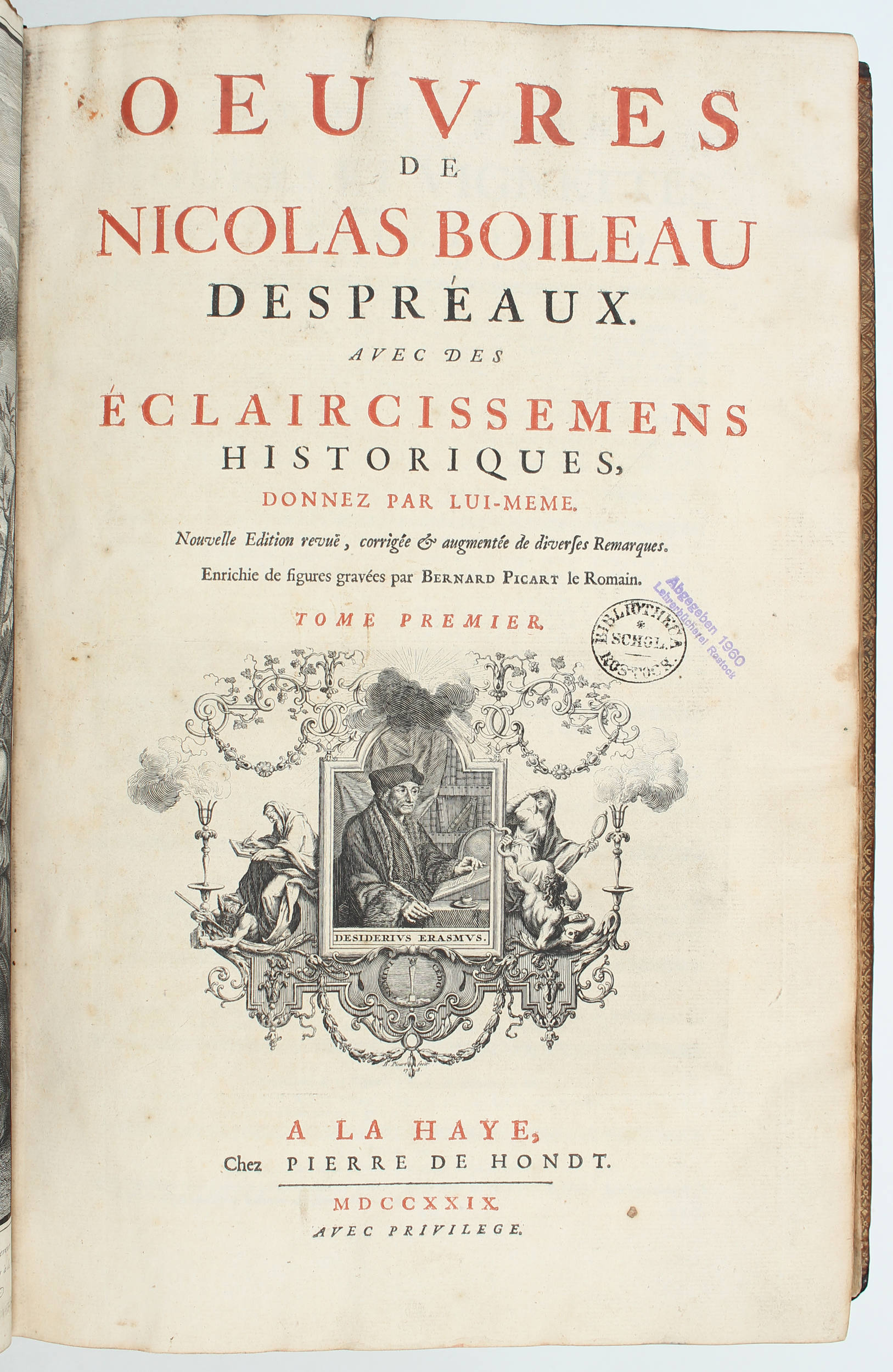 Boileau-Despréaux, Oeuvres. 2 Bde.