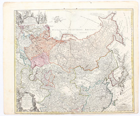 Russland. Haas-Homann Erben / 2 Bll.