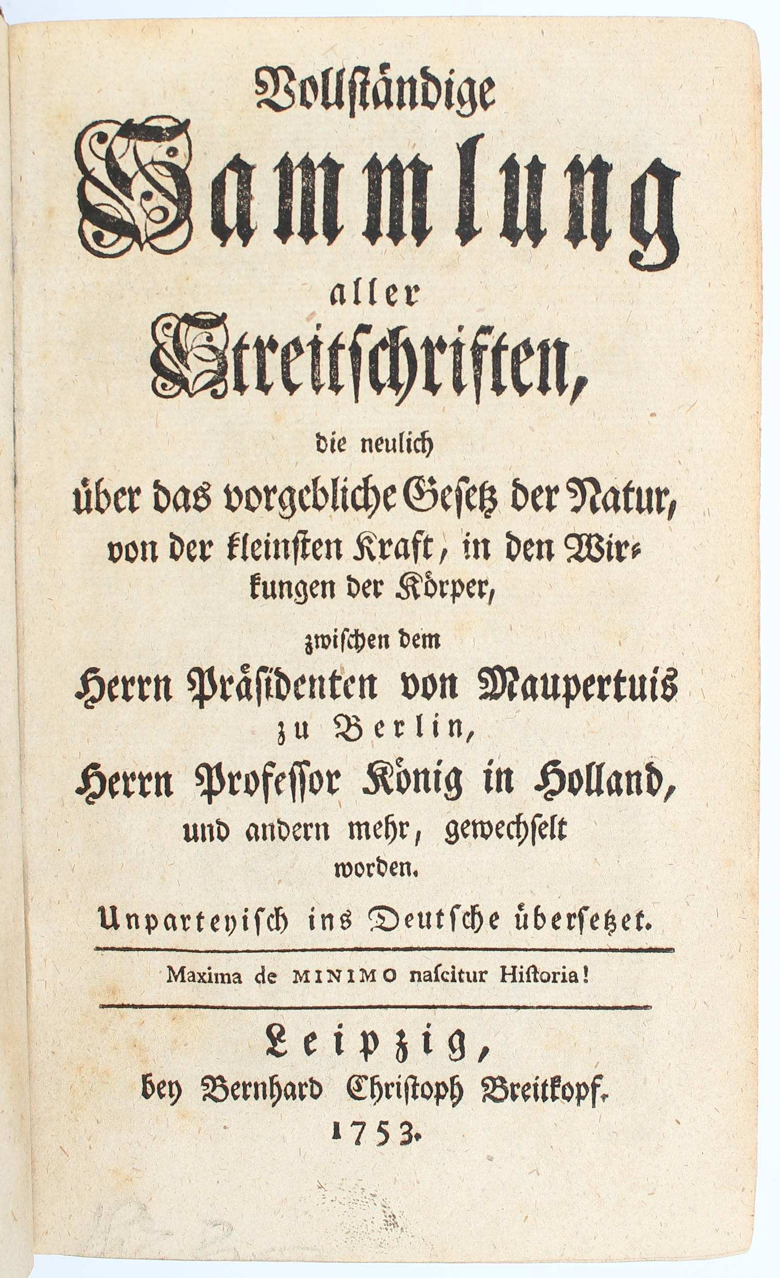 Gottsched, Triumph der Weltweisheit / 2 Bde.