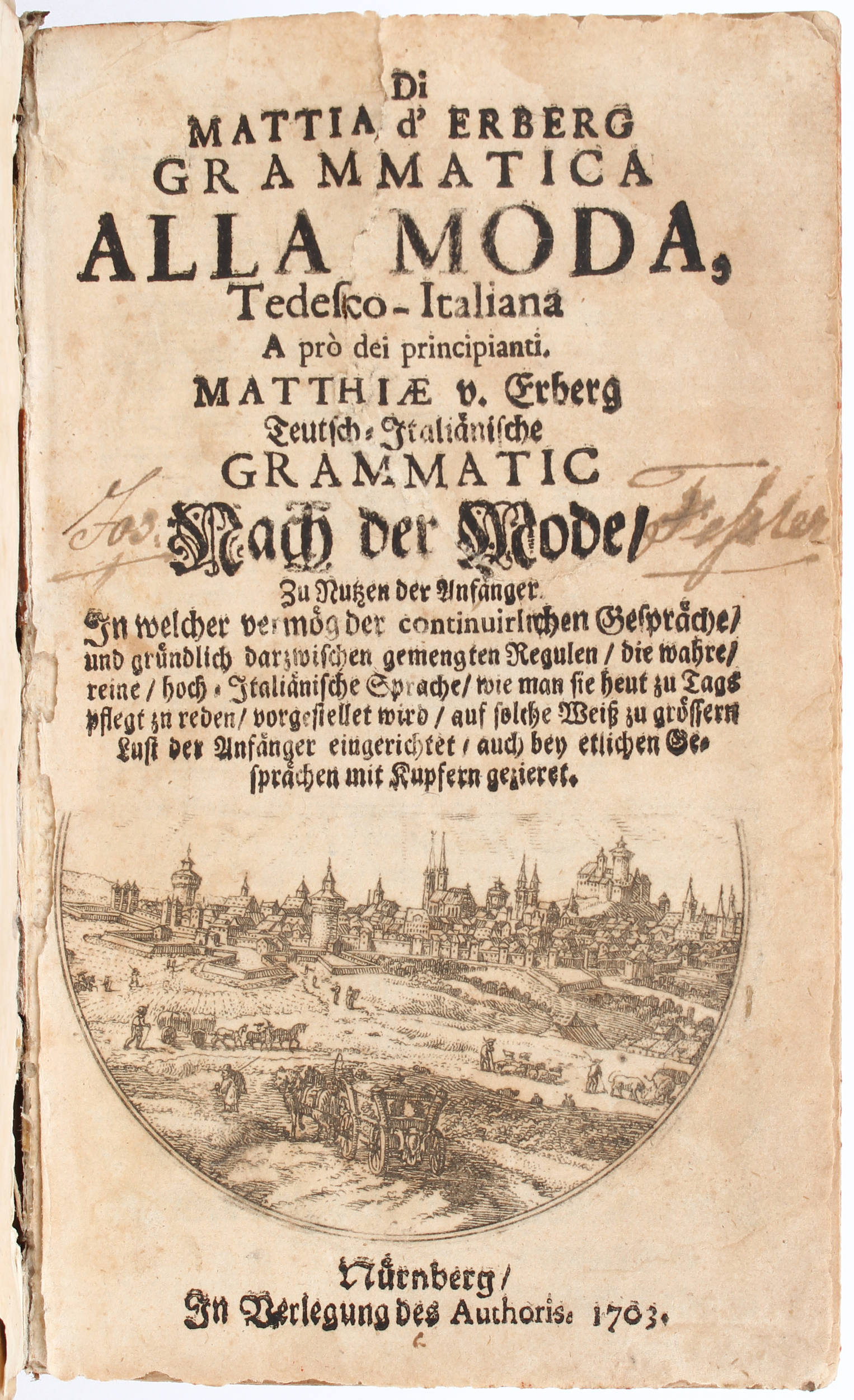 Erberg, Grammatica alla moda + Beibände