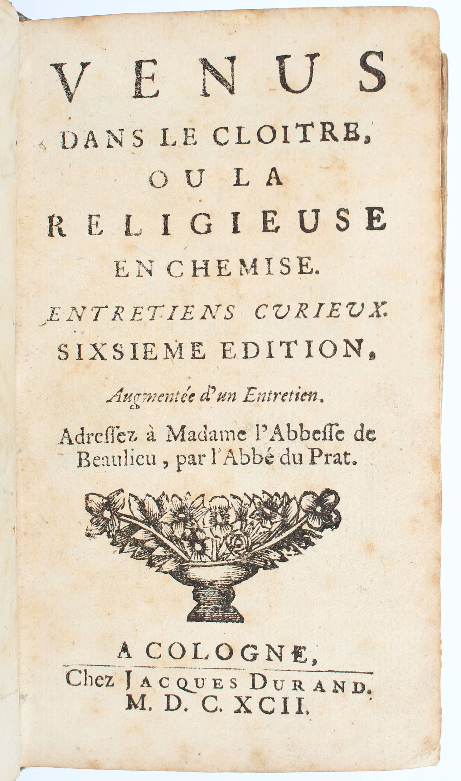 (Barrin), Venus dans le cloitre. 4 in 1 Bd.