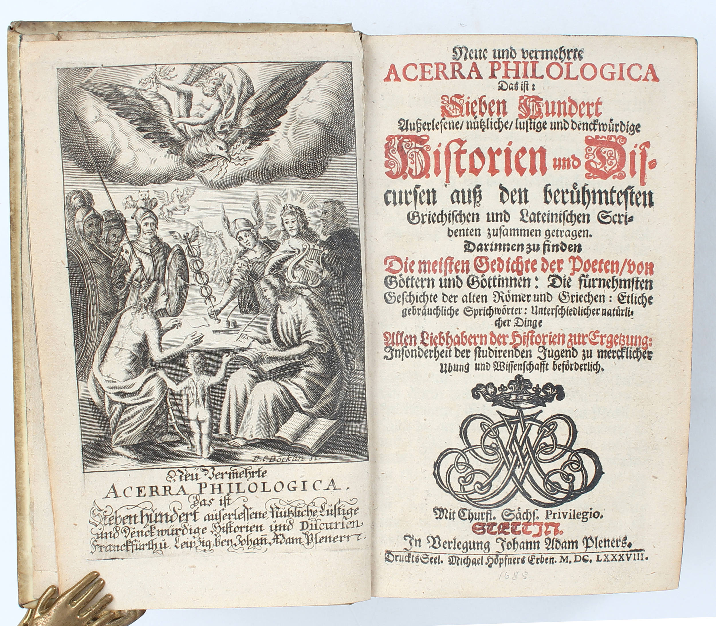 Lauremberg, Neue Acerra Philologica / 3 in 2 Bdn.