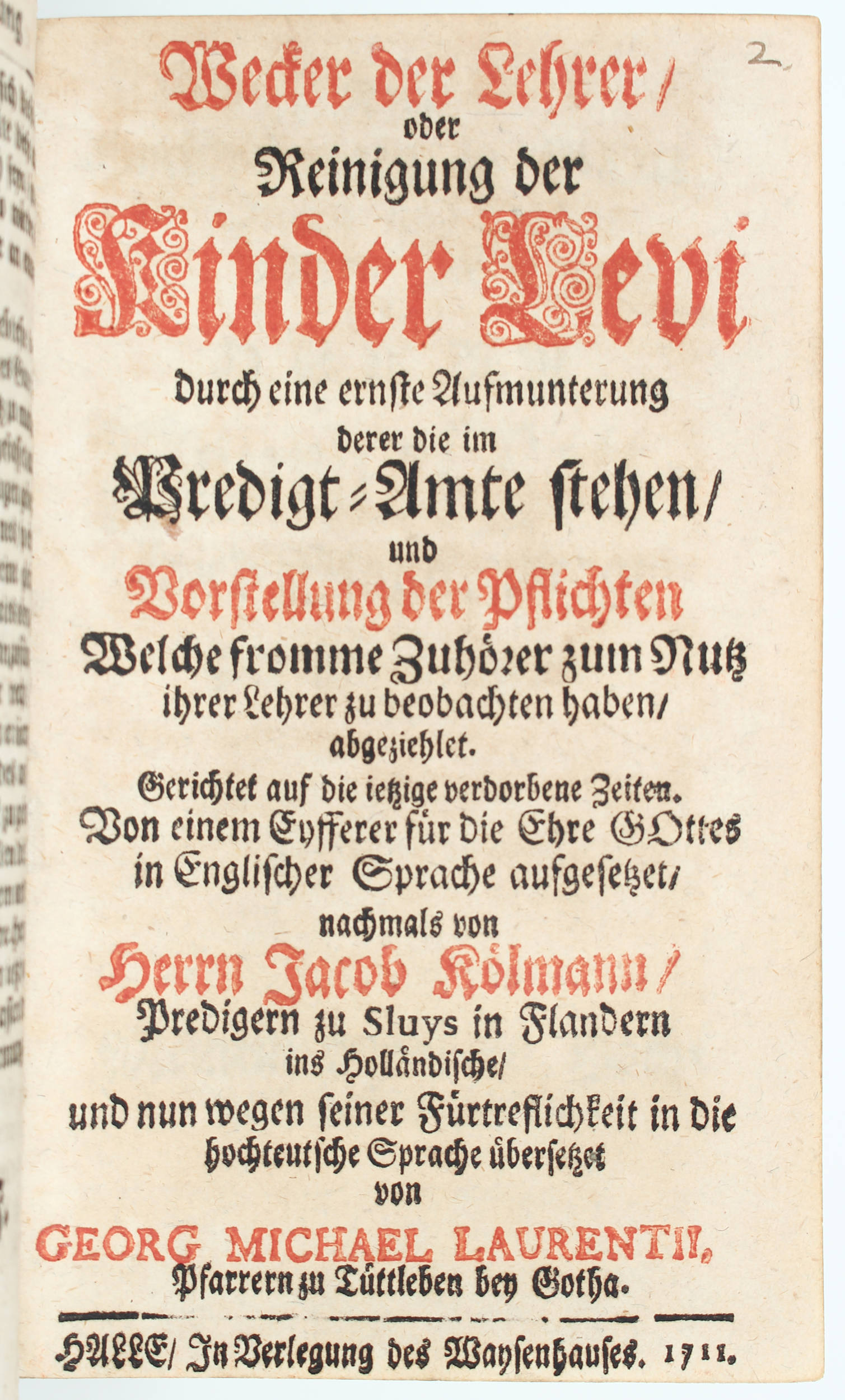 Spener u.a., Sammelband mit 6 Schriften