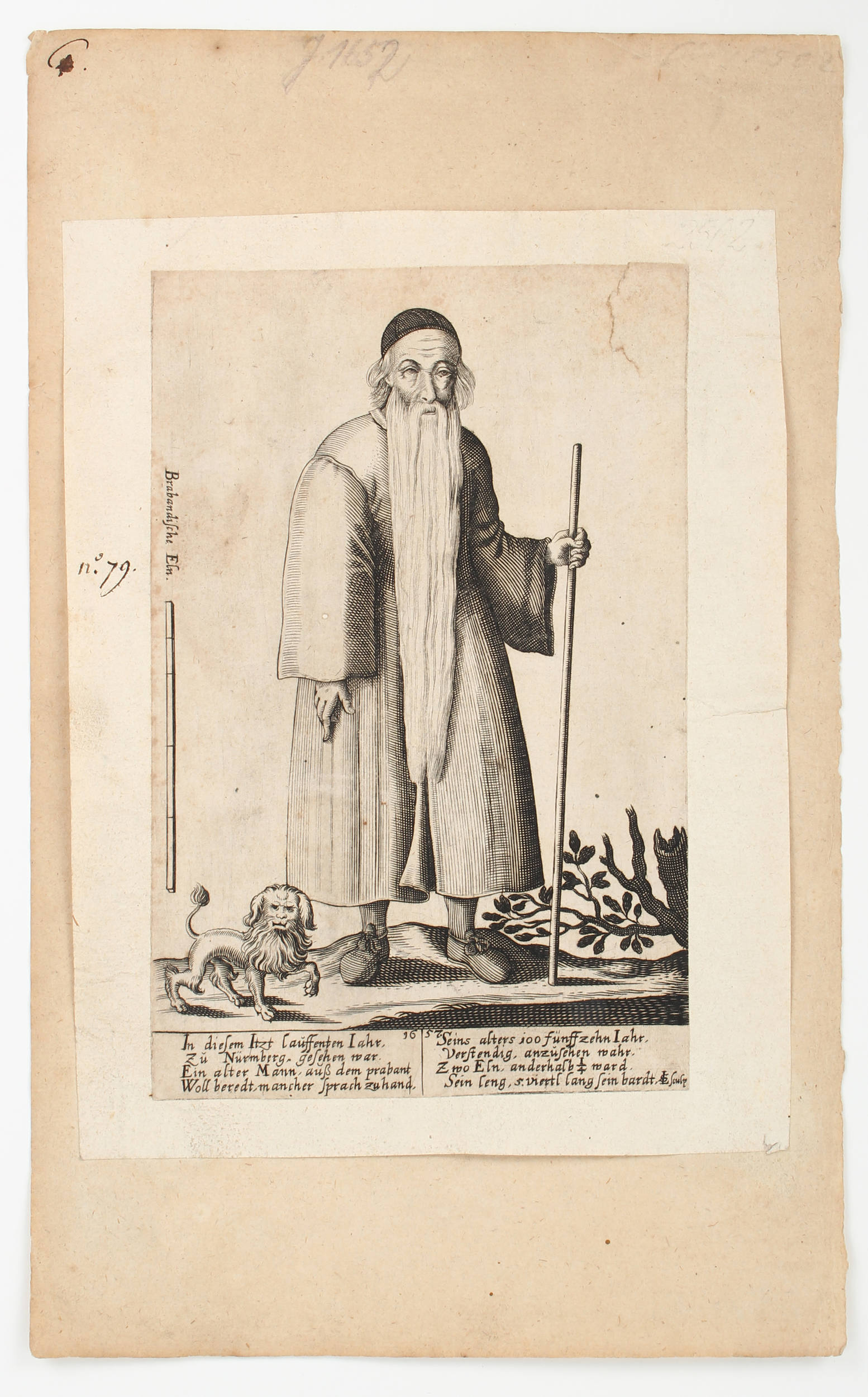 (Johann Ottele). Einblattdruck