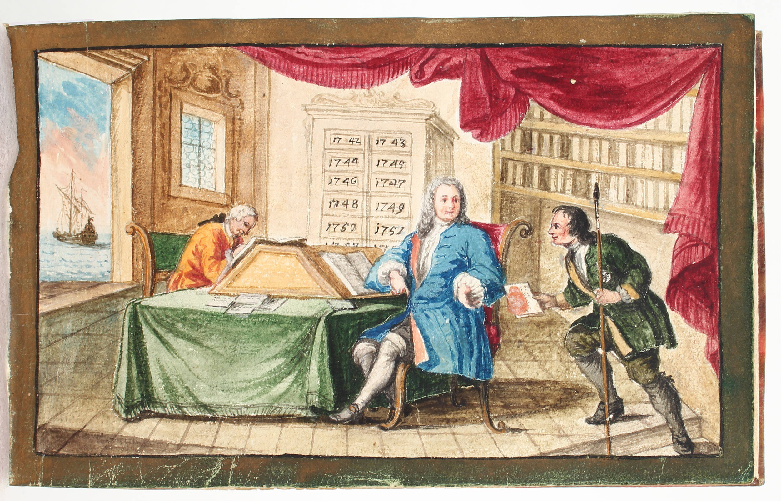 Album Amicorum des J. M. G. Ebermayer 1752