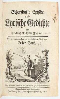Zachariae, Gedichte