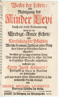 Spener u.a., Sammelband mit 6 Schriften