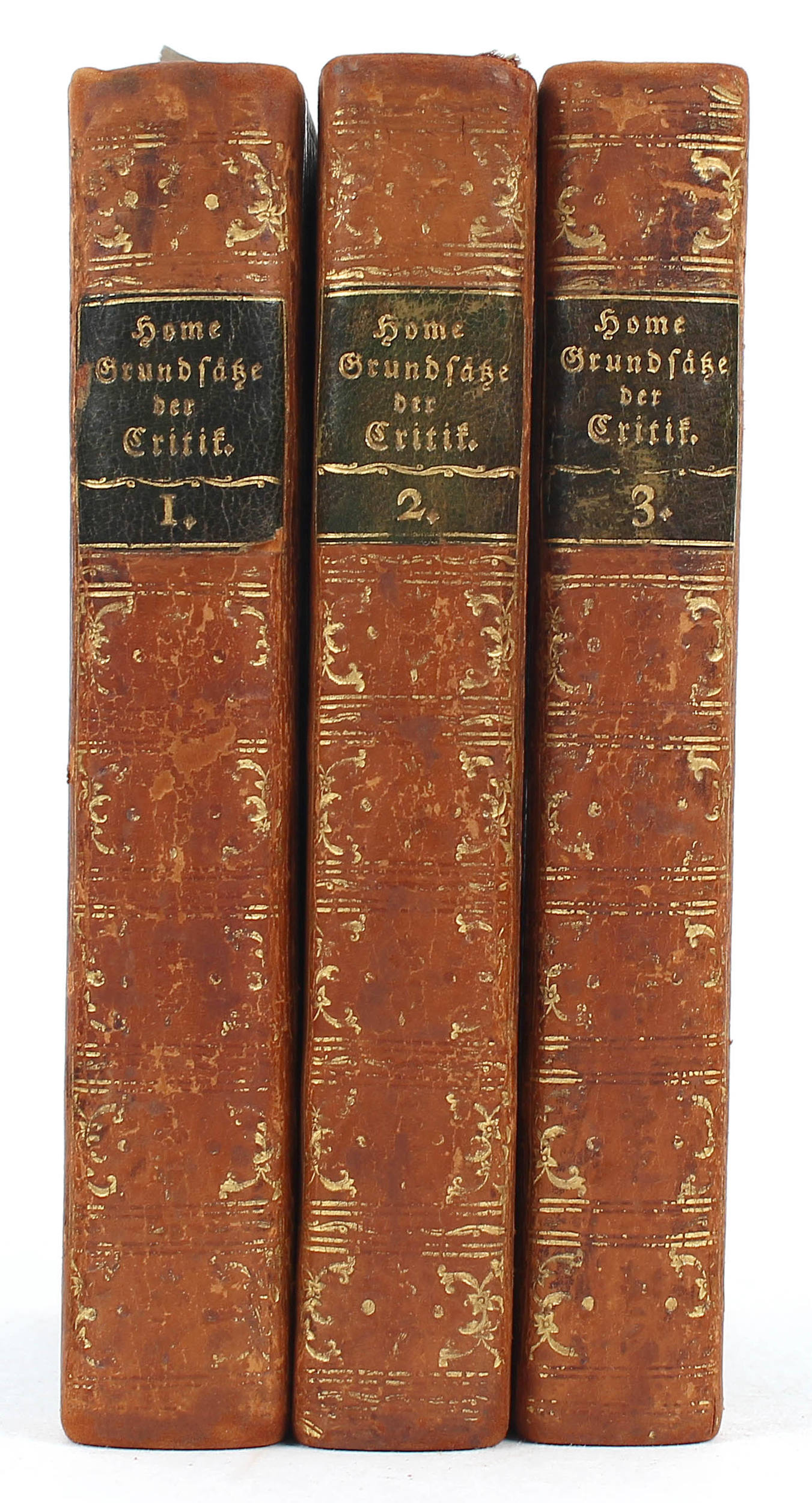 Home, Grundsätze der Critik. 3 Bde.