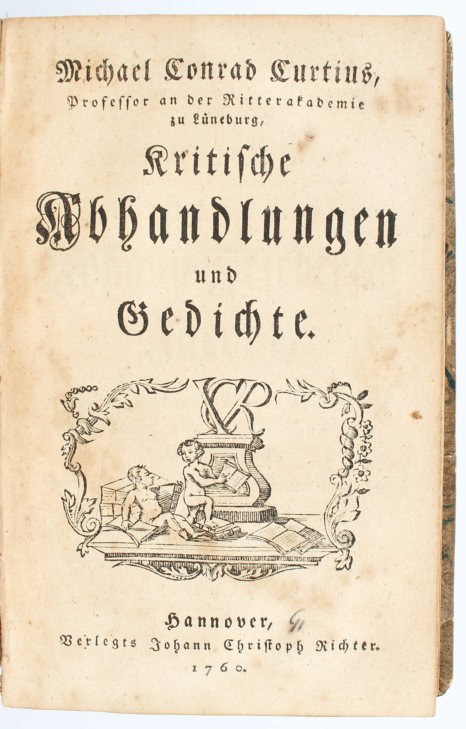 Curtius, Kritische Abhandlungen + Vorband