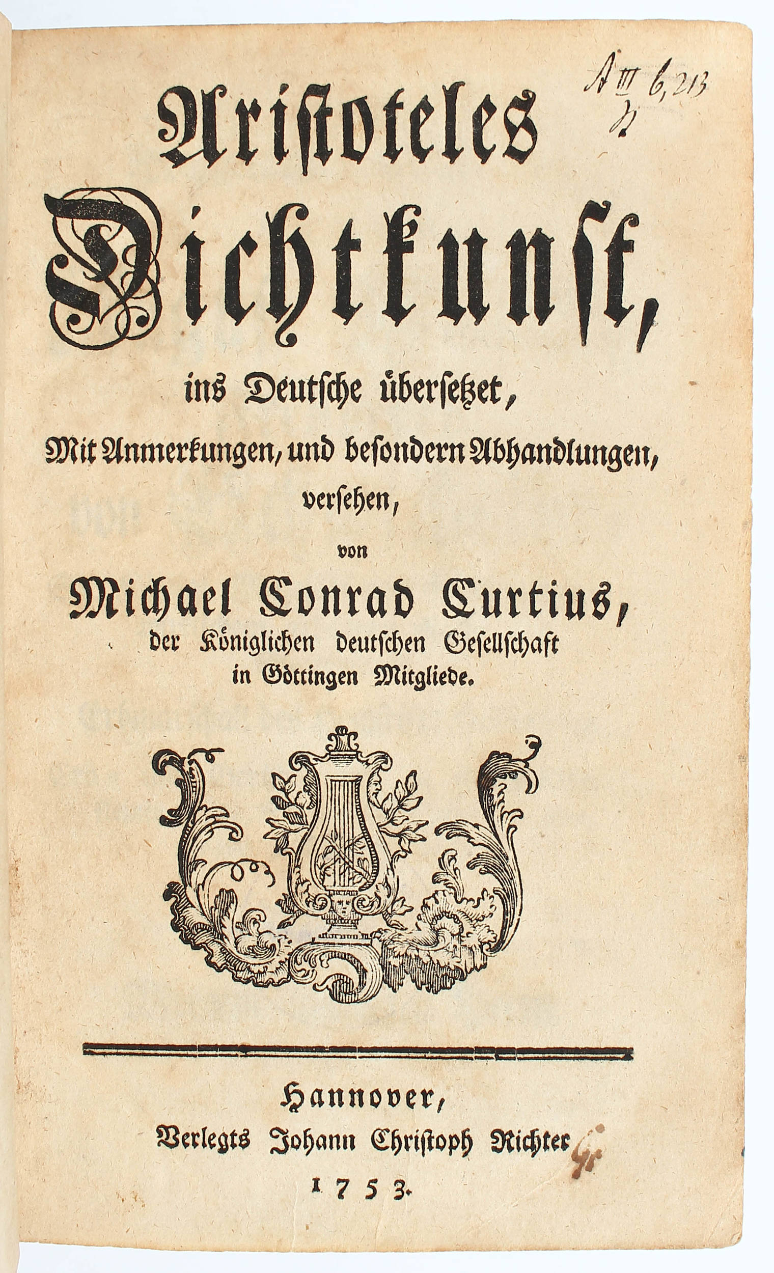 Curtius, Kritische Abhandlungen + Vorband