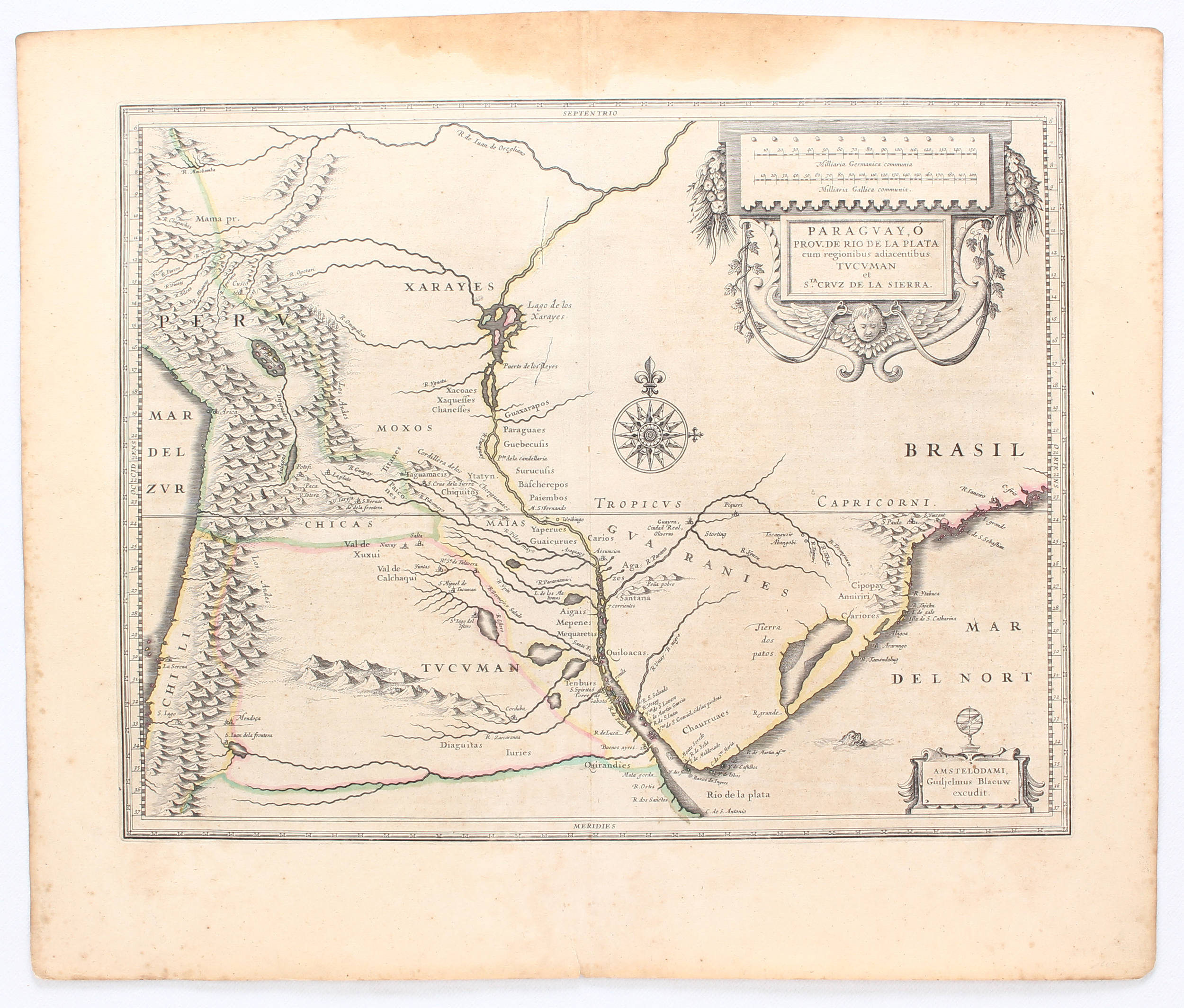 Kolumbien + Paraguay / 2 Bll. Blaeu