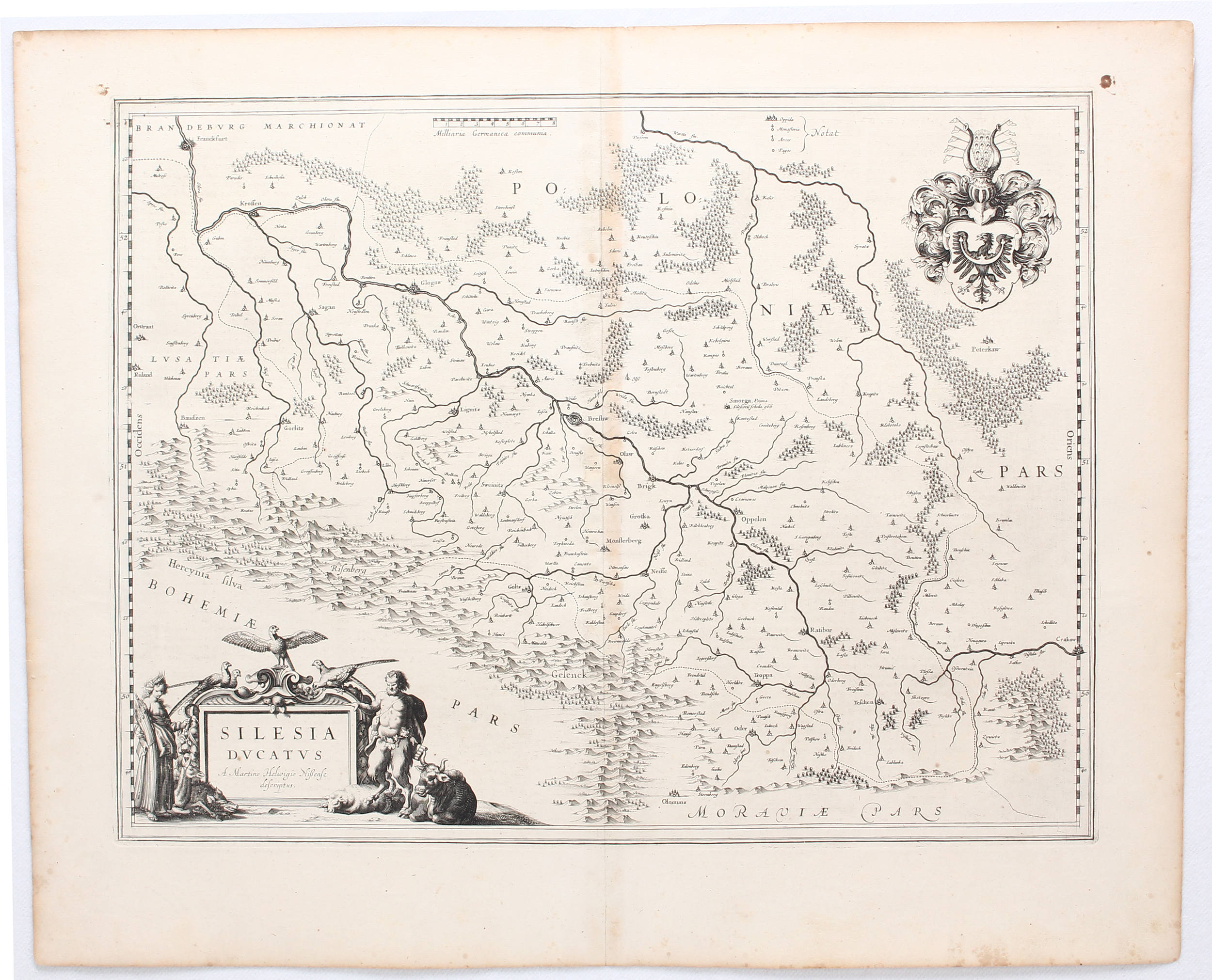 Schlesien. / 4 Bll. (Blaeu)