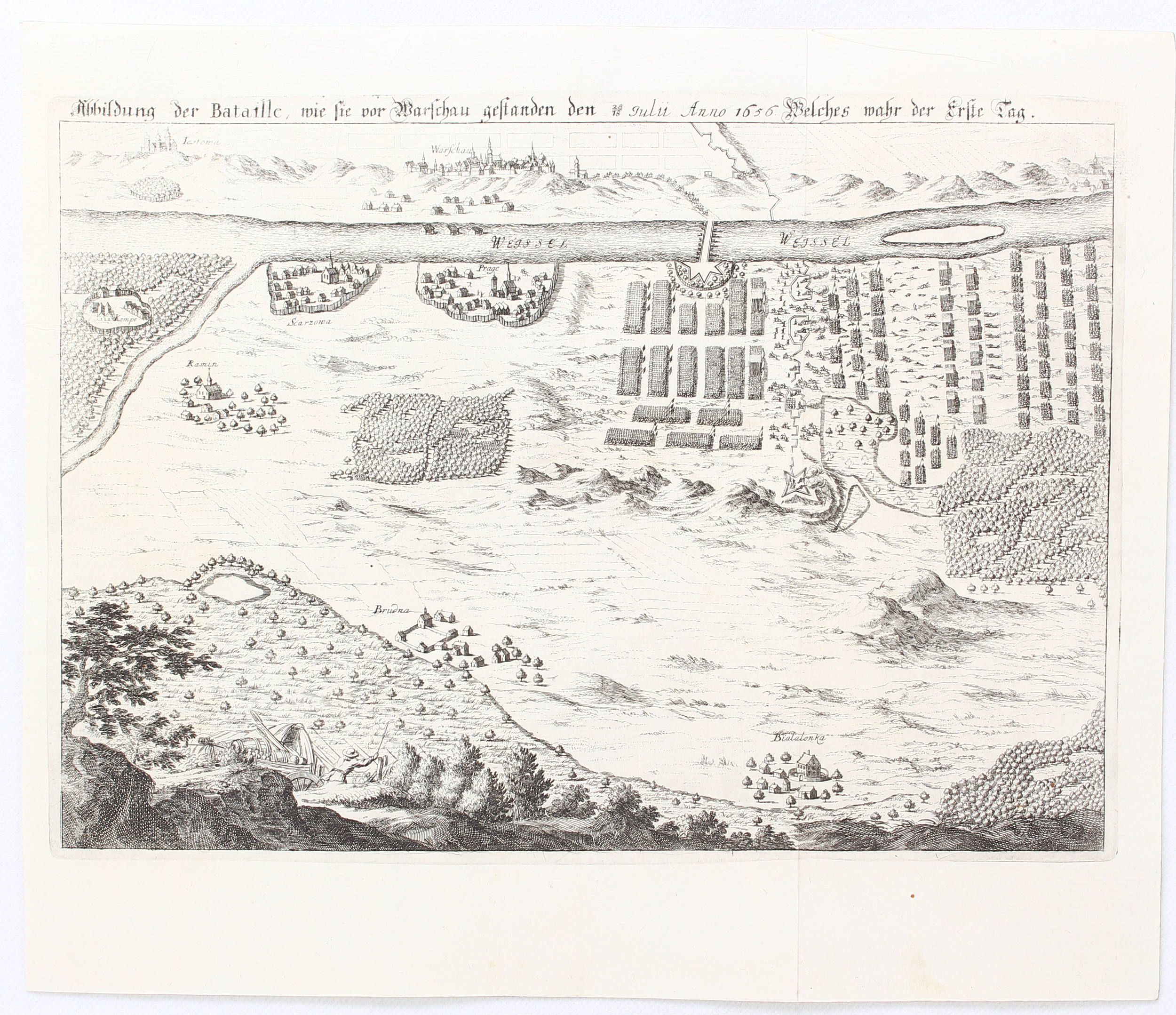 Warschau. (Merian) / 7 Bll.